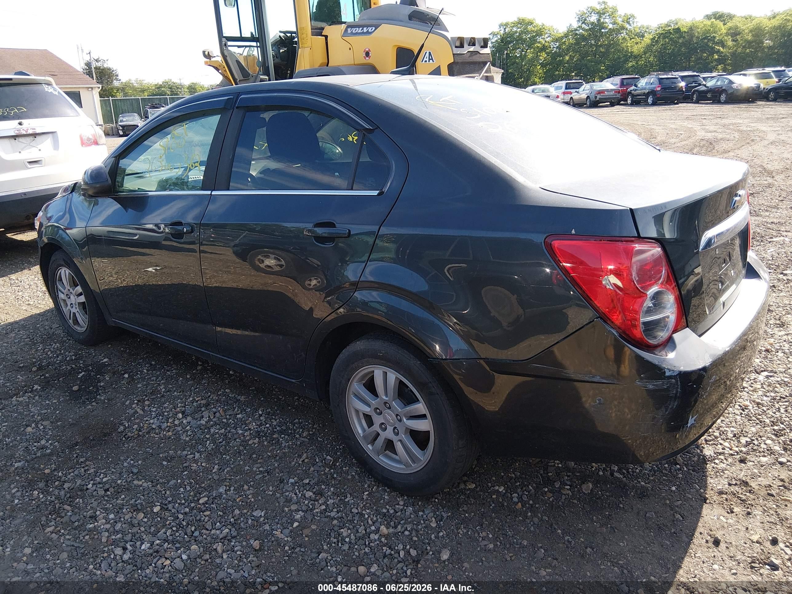 2014 Chevrolet Sonic Lt Auto Gray vin: 1G1JC5SH9E4188537