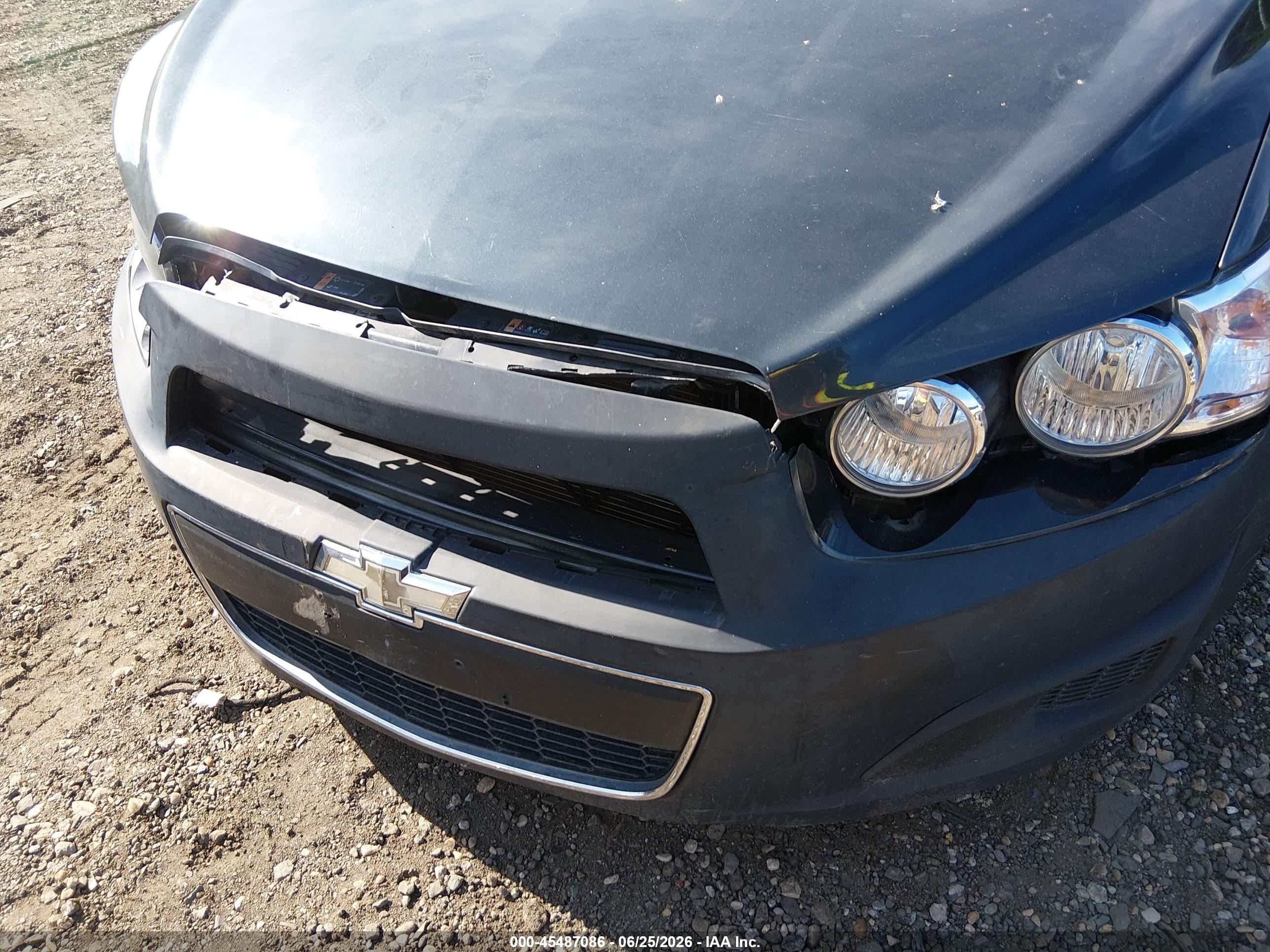 2014 Chevrolet Sonic Lt Auto Gray vin: 1G1JC5SH9E4188537