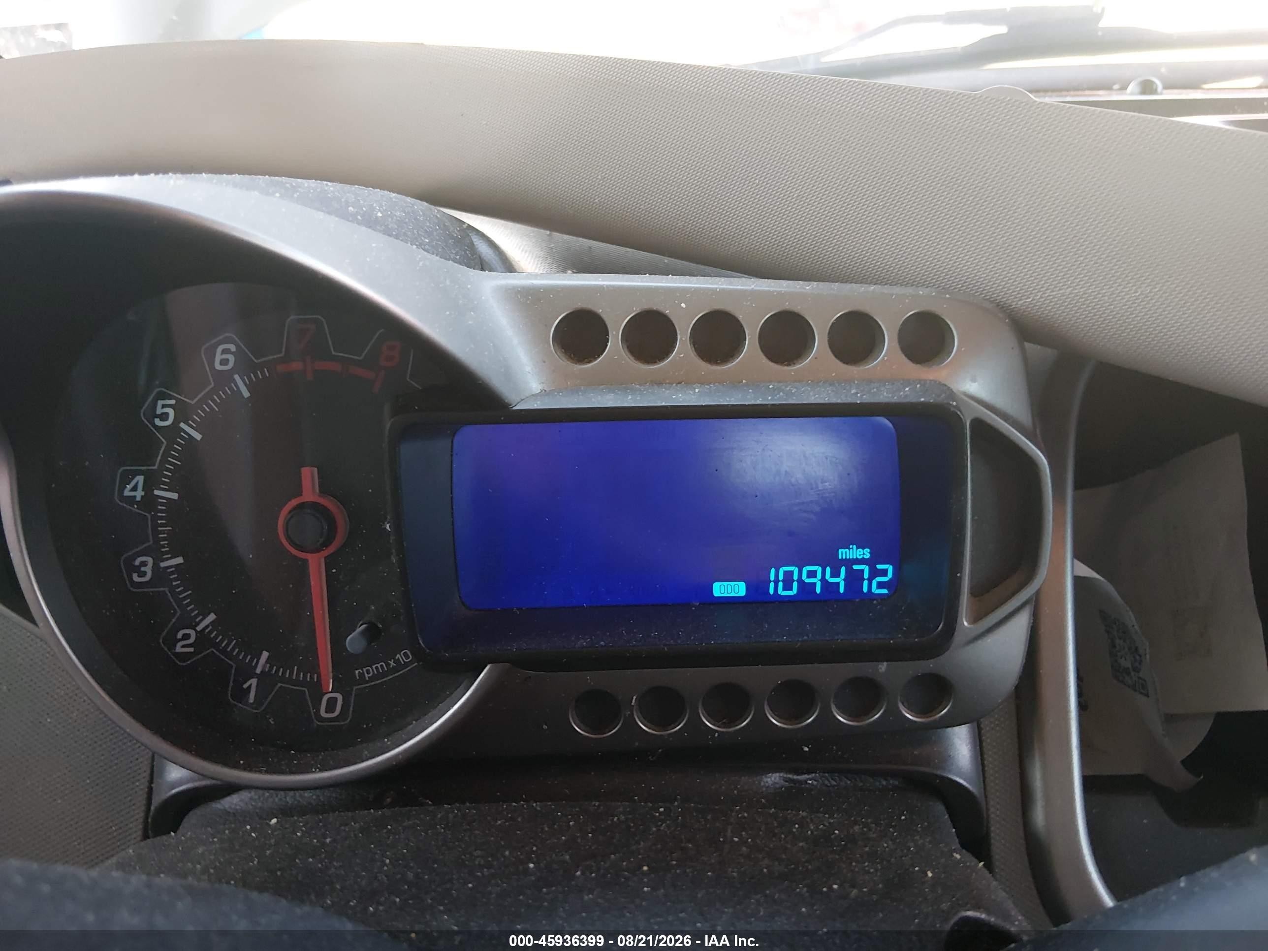2014 Chevrolet Sonic Lt Auto Silver vin: 1G1JC5SH9E4200671