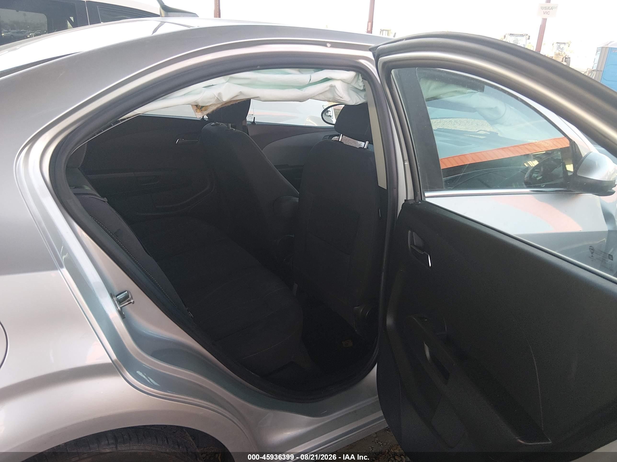 2014 Chevrolet Sonic Lt Auto Silver vin: 1G1JC5SH9E4200671