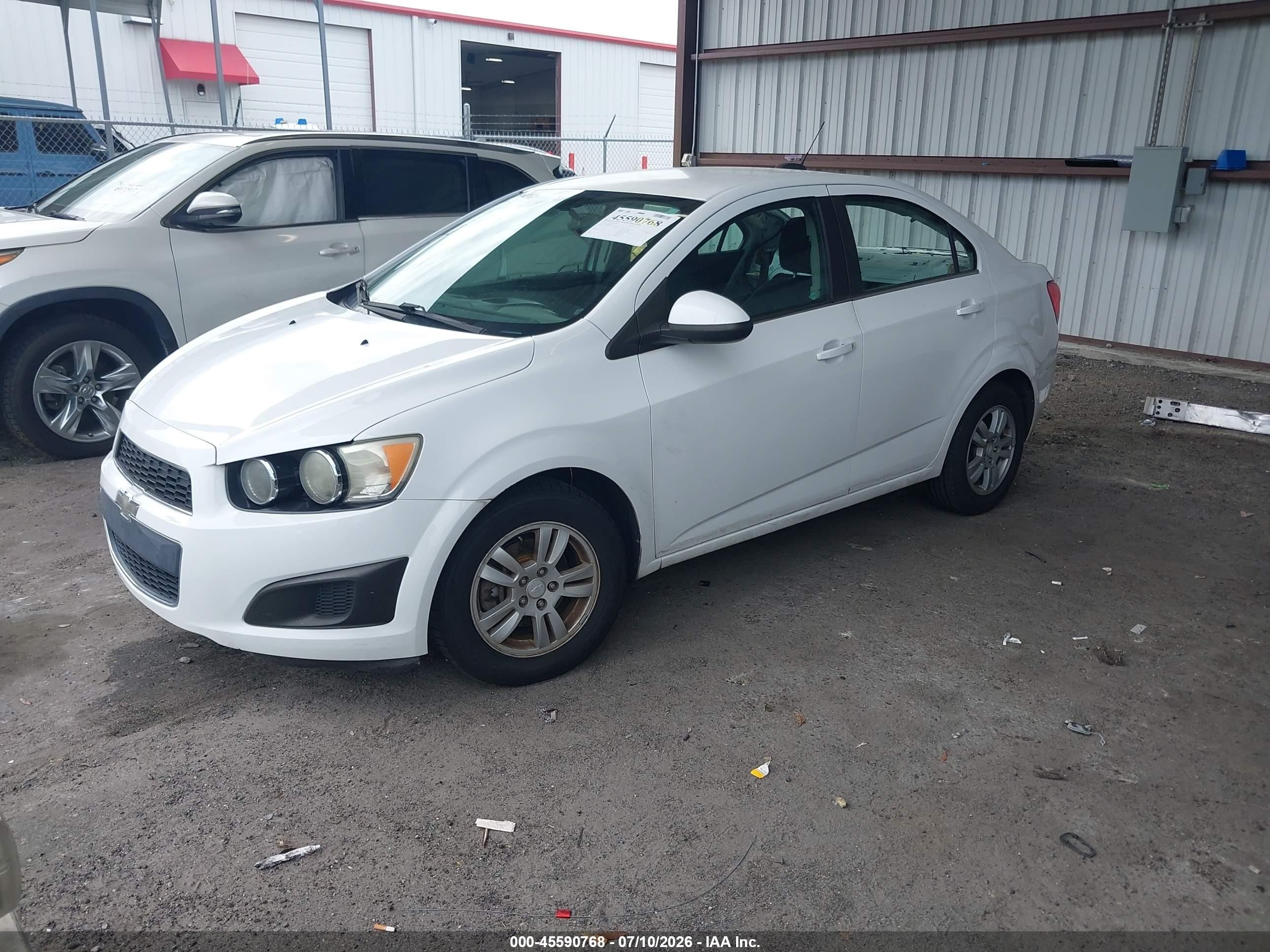 2015 Chevrolet Sonic Lt Auto White vin: 1G1JC5SH9F4111569
