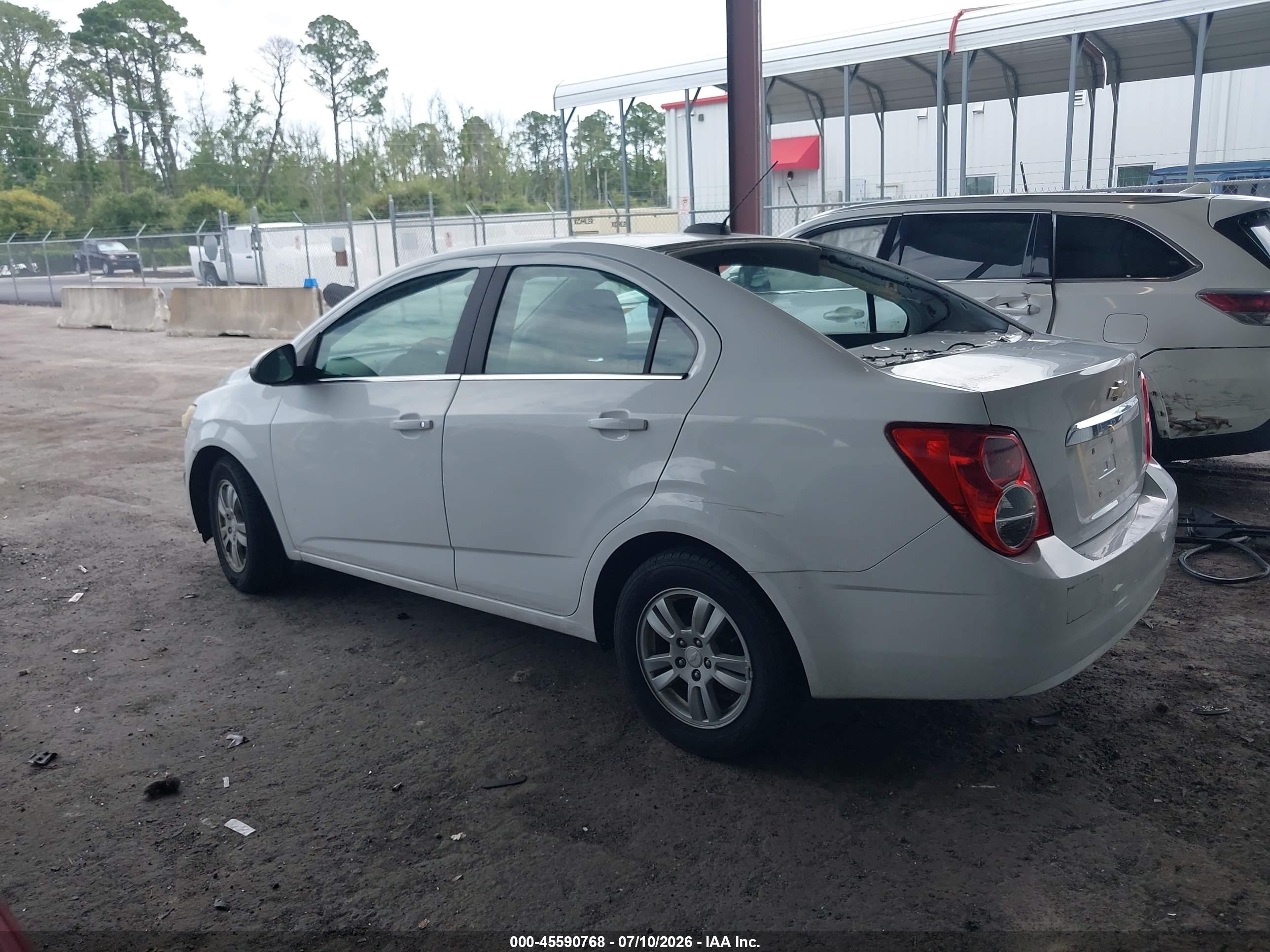 2015 Chevrolet Sonic Lt Auto White vin: 1G1JC5SH9F4111569