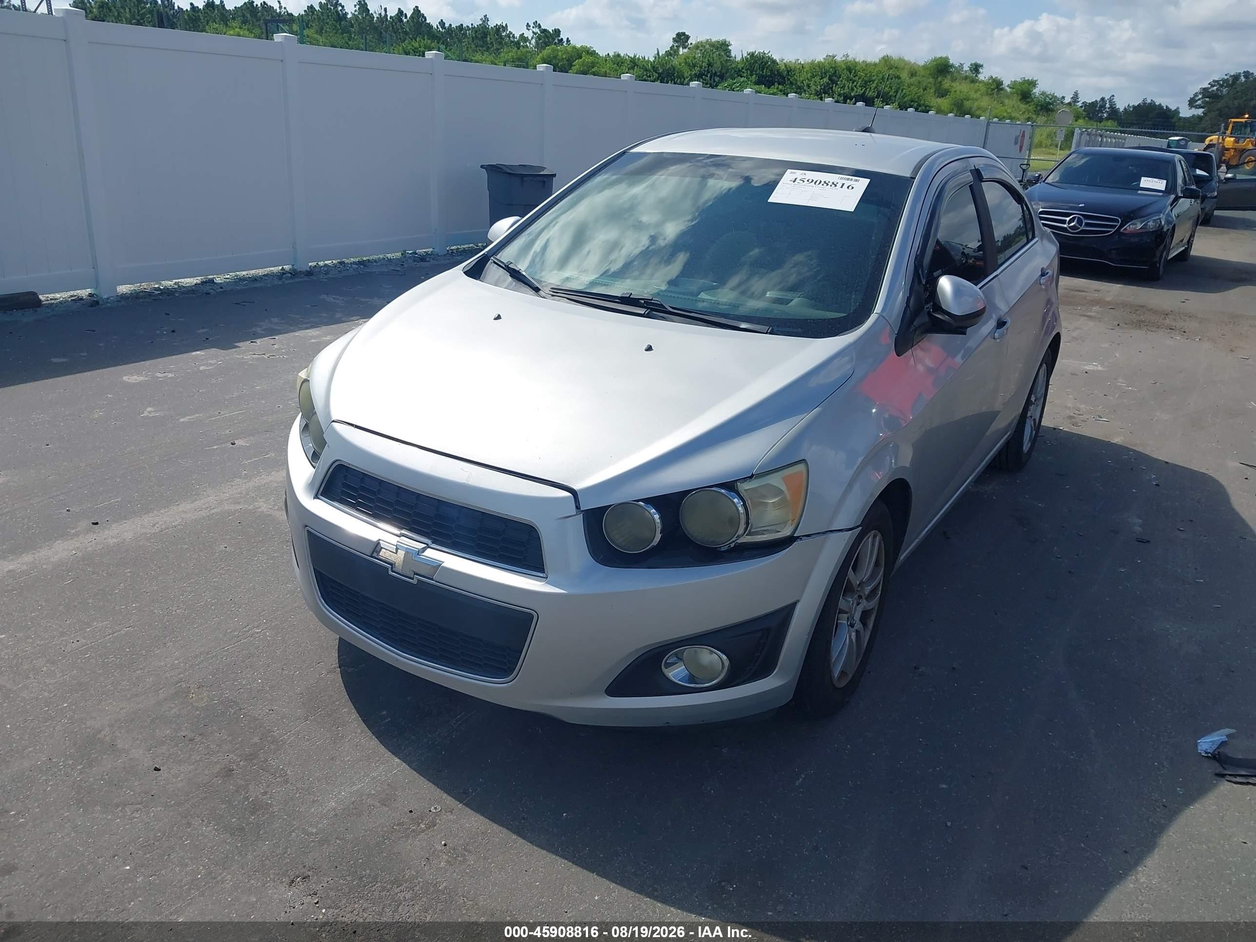 2015 Chevrolet Sonic Lt Auto Silver vin: 1G1JC5SH9F4117131