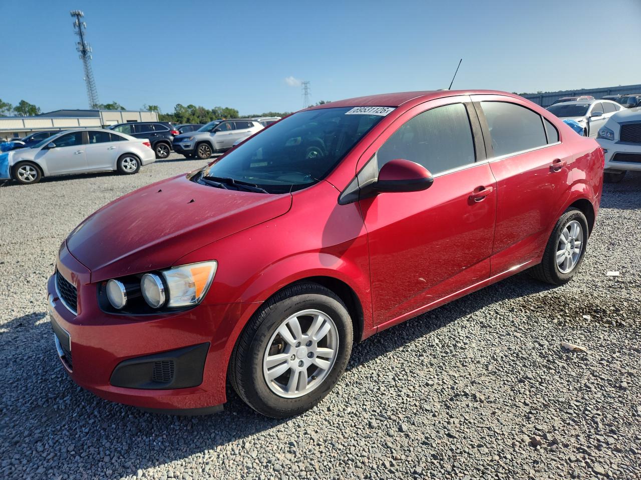2015 Chevrolet Sonic Lt Красный vin: 1G1JC5SH9F4117680
