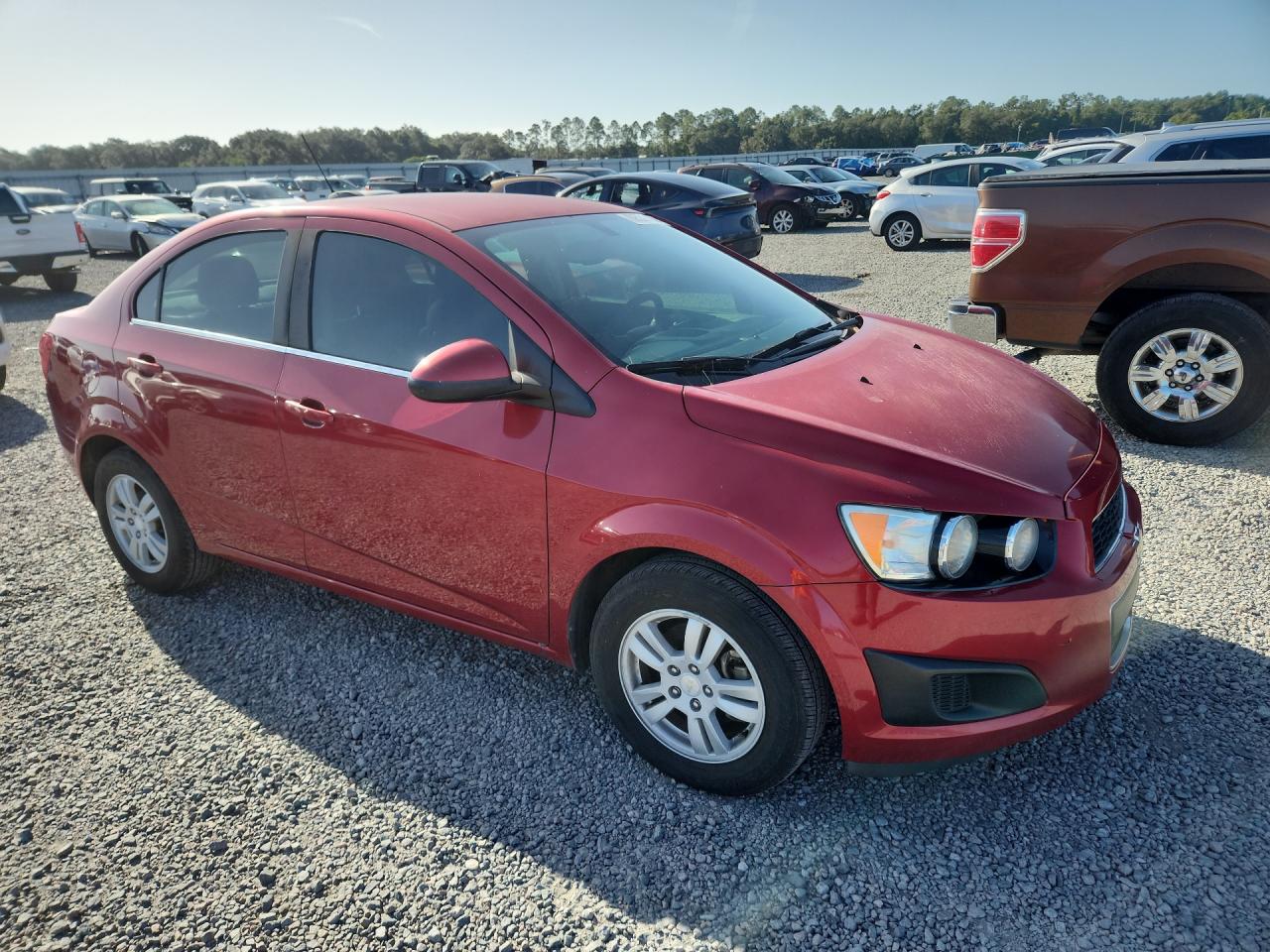 2015 Chevrolet Sonic Lt Красный vin: 1G1JC5SH9F4117680