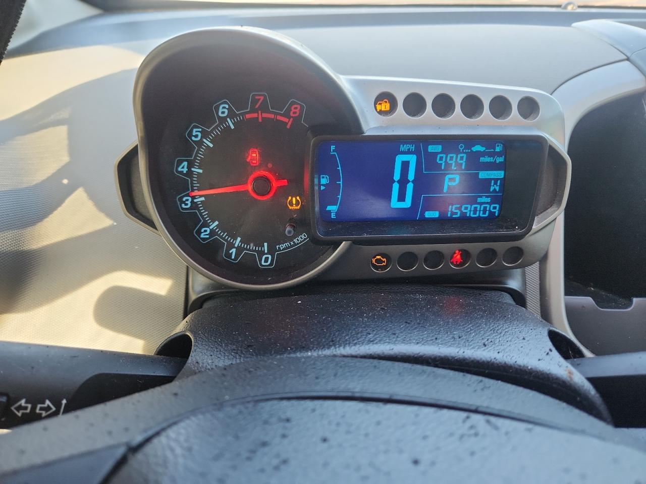 2015 Chevrolet Sonic Lt Красный vin: 1G1JC5SH9F4117680