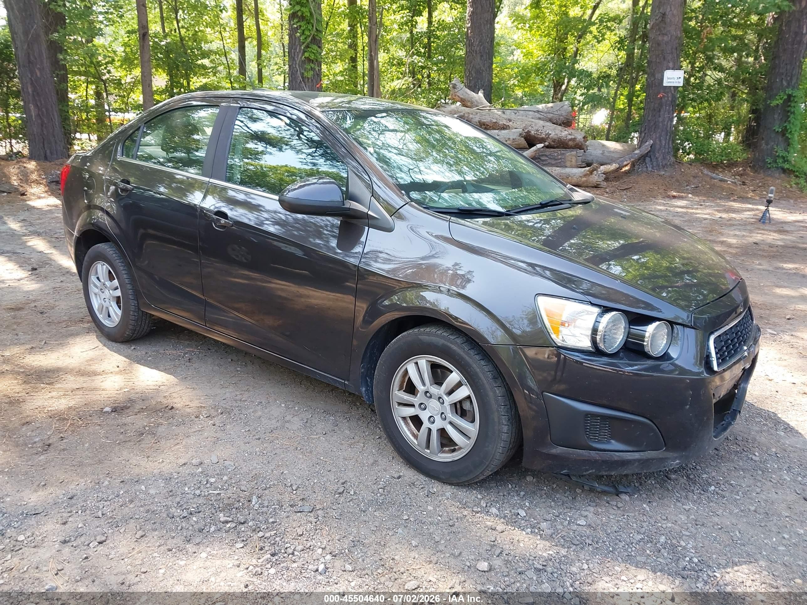 2015 Chevrolet Sonic Lt Auto Серый vin: 1G1JC5SH9F4140425