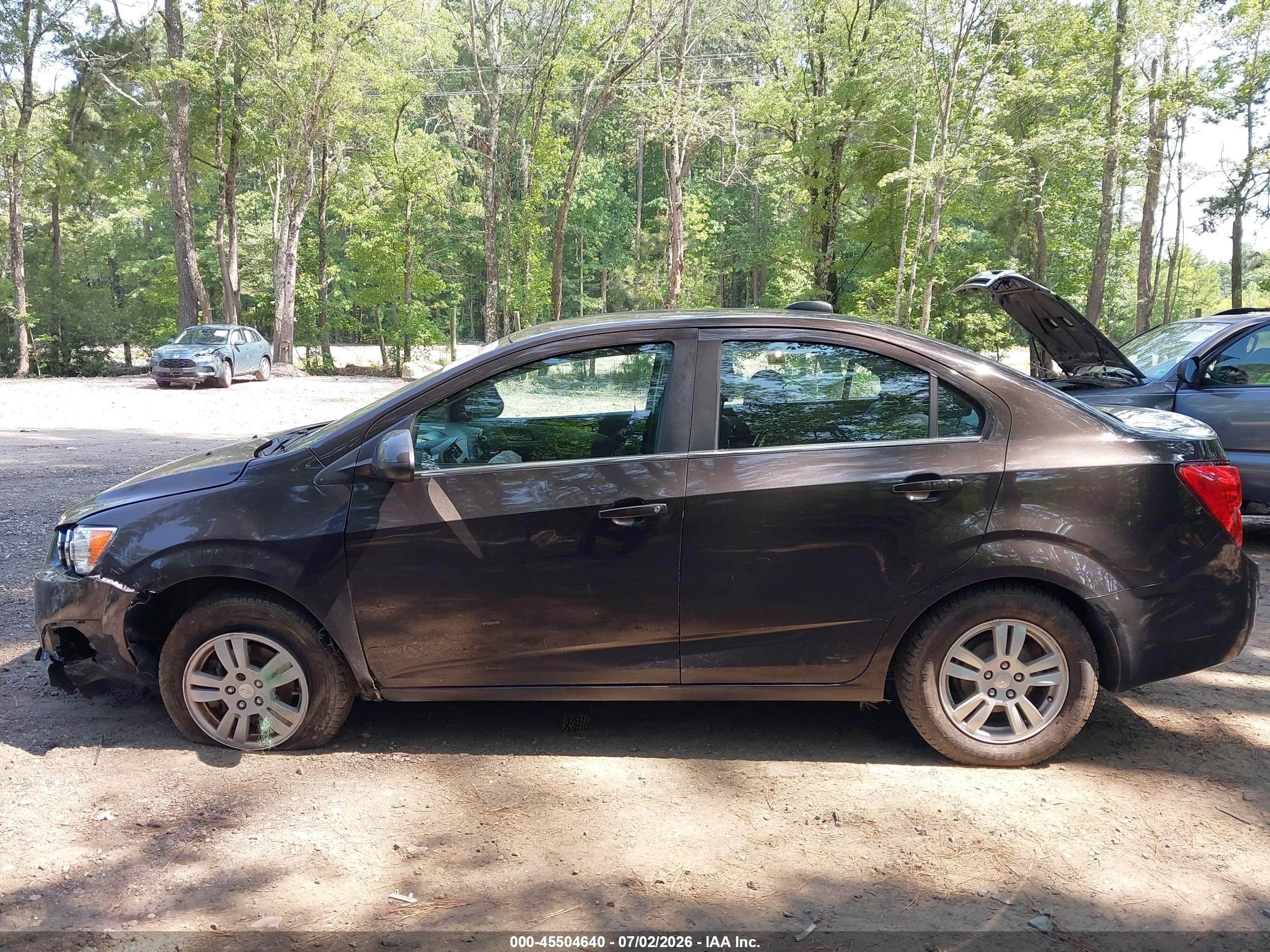 2015 Chevrolet Sonic Lt Auto Gray vin: 1G1JC5SH9F4140425