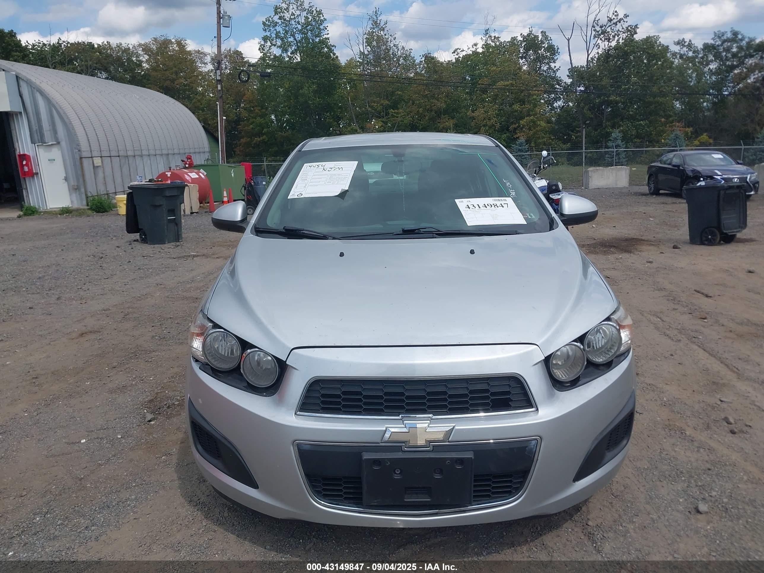 2015 Chevrolet Sonic Lt Auto Silver vin: 1G1JC5SH9F4158259