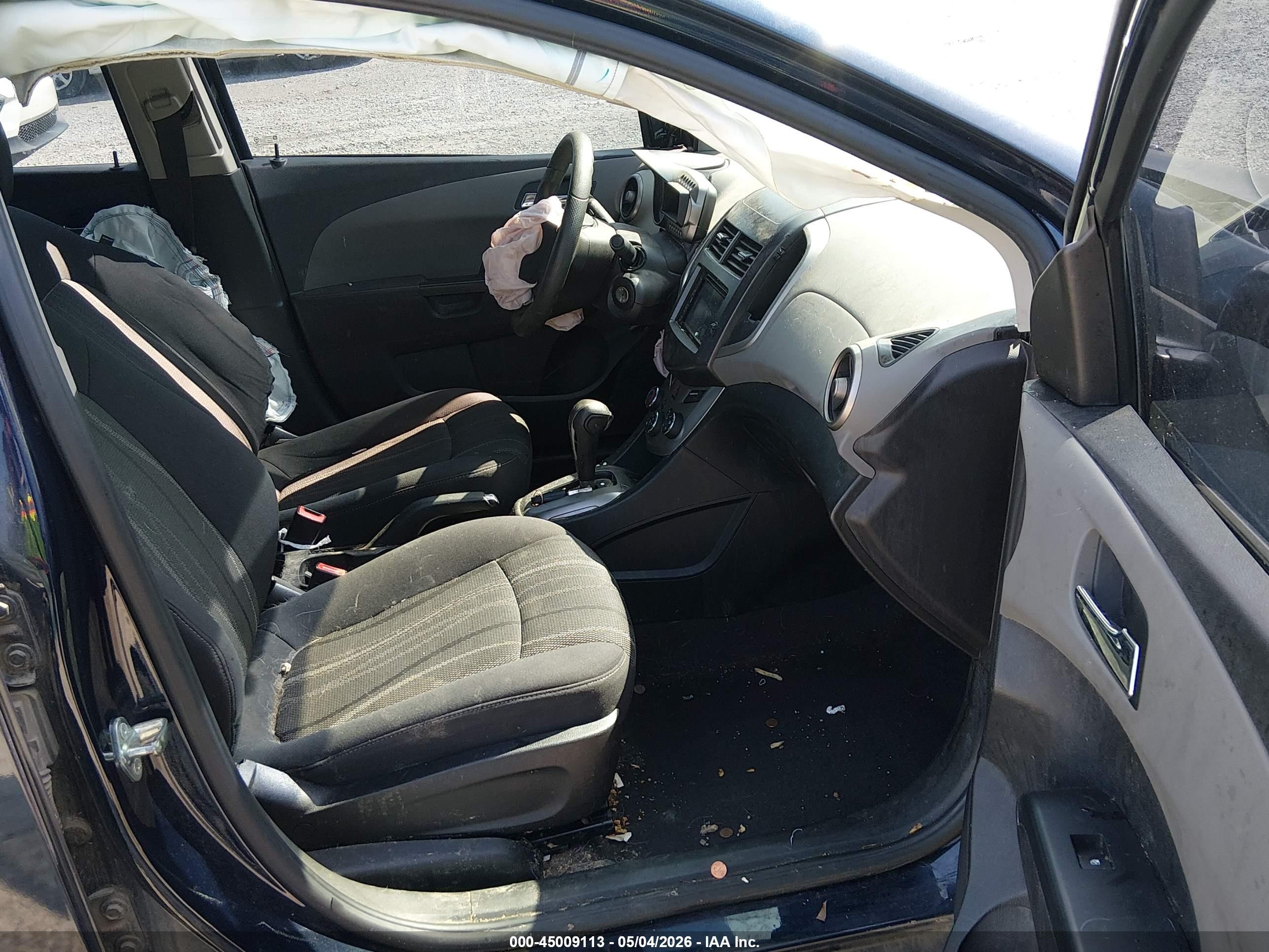 2015 Chevrolet Sonic Lt Auto Blue vin: 1G1JC5SH9F4170413