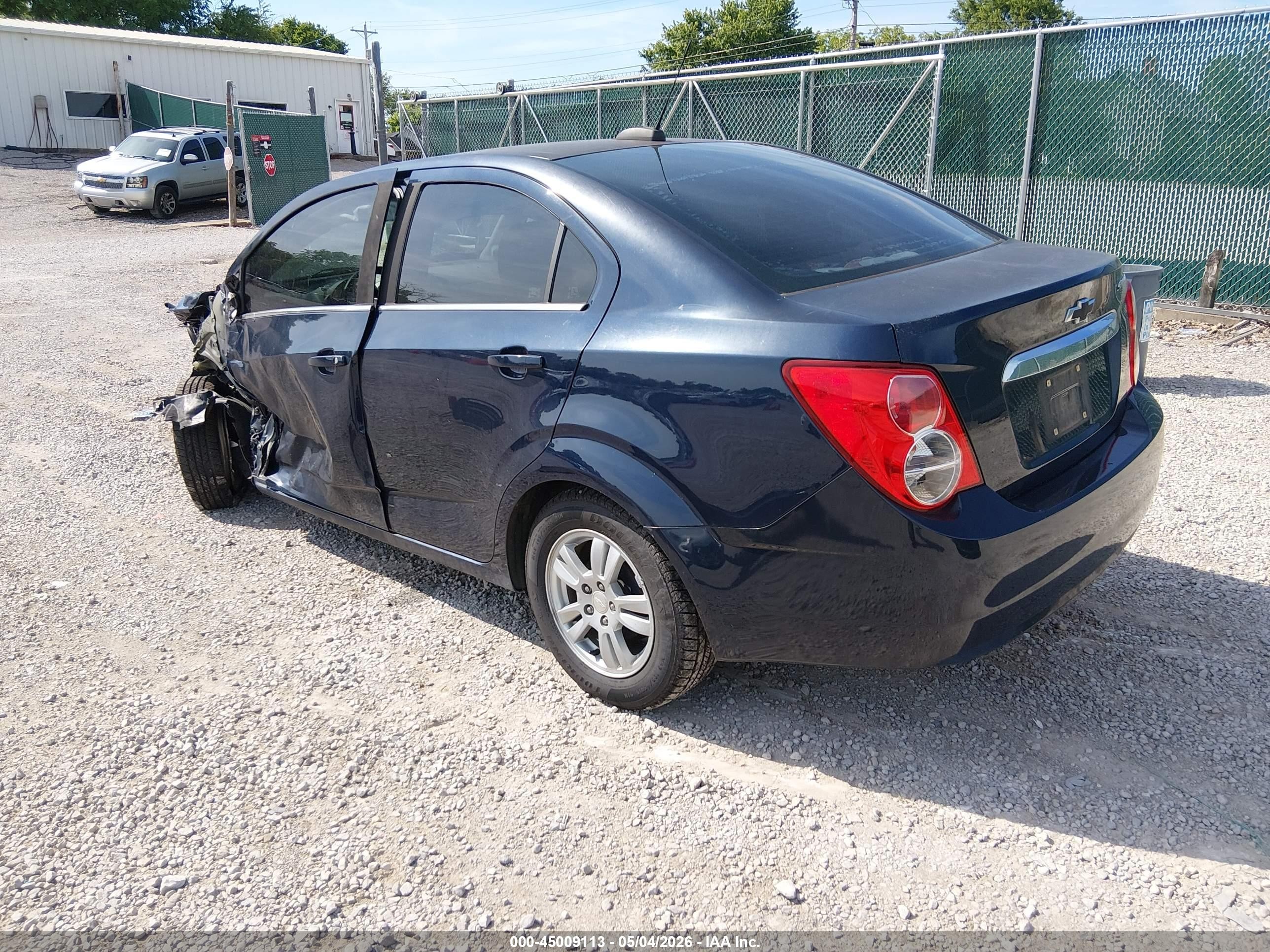 2015 Chevrolet Sonic Lt Auto Blue vin: 1G1JC5SH9F4170413