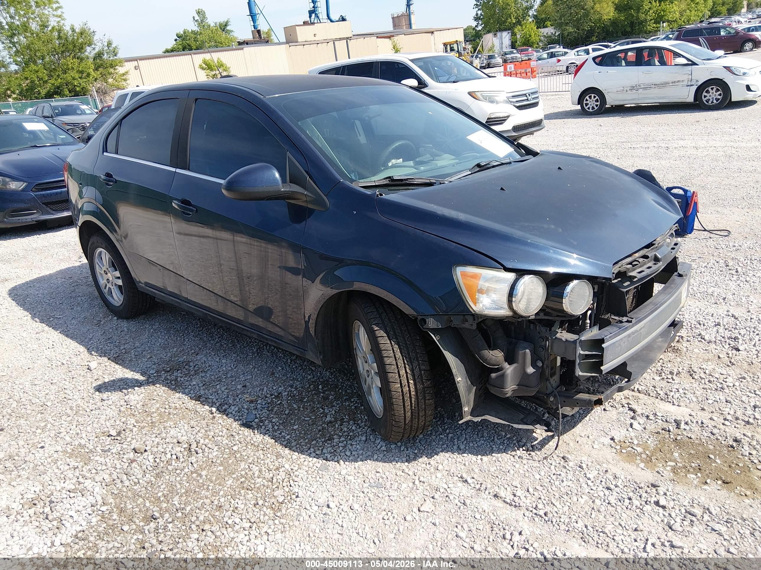 2015 Chevrolet Sonic Lt Auto Blue vin: 1G1JC5SH9F4170413