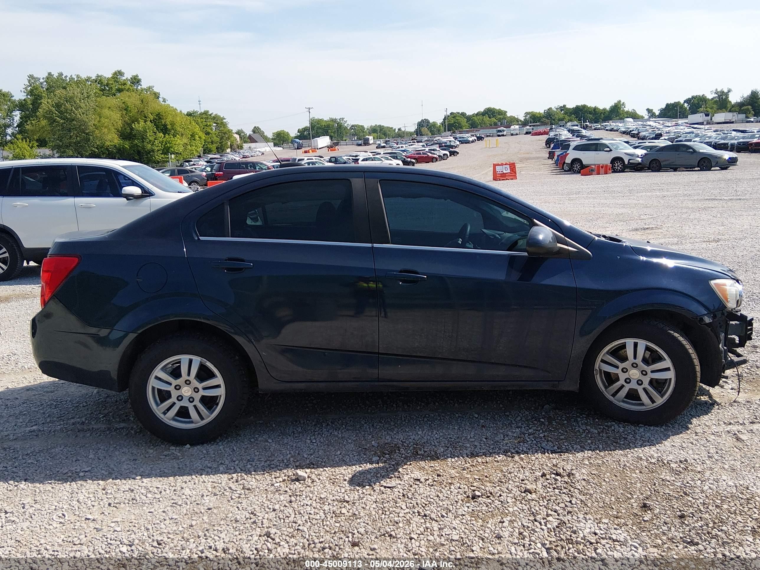 2015 Chevrolet Sonic Lt Auto Blue vin: 1G1JC5SH9F4170413