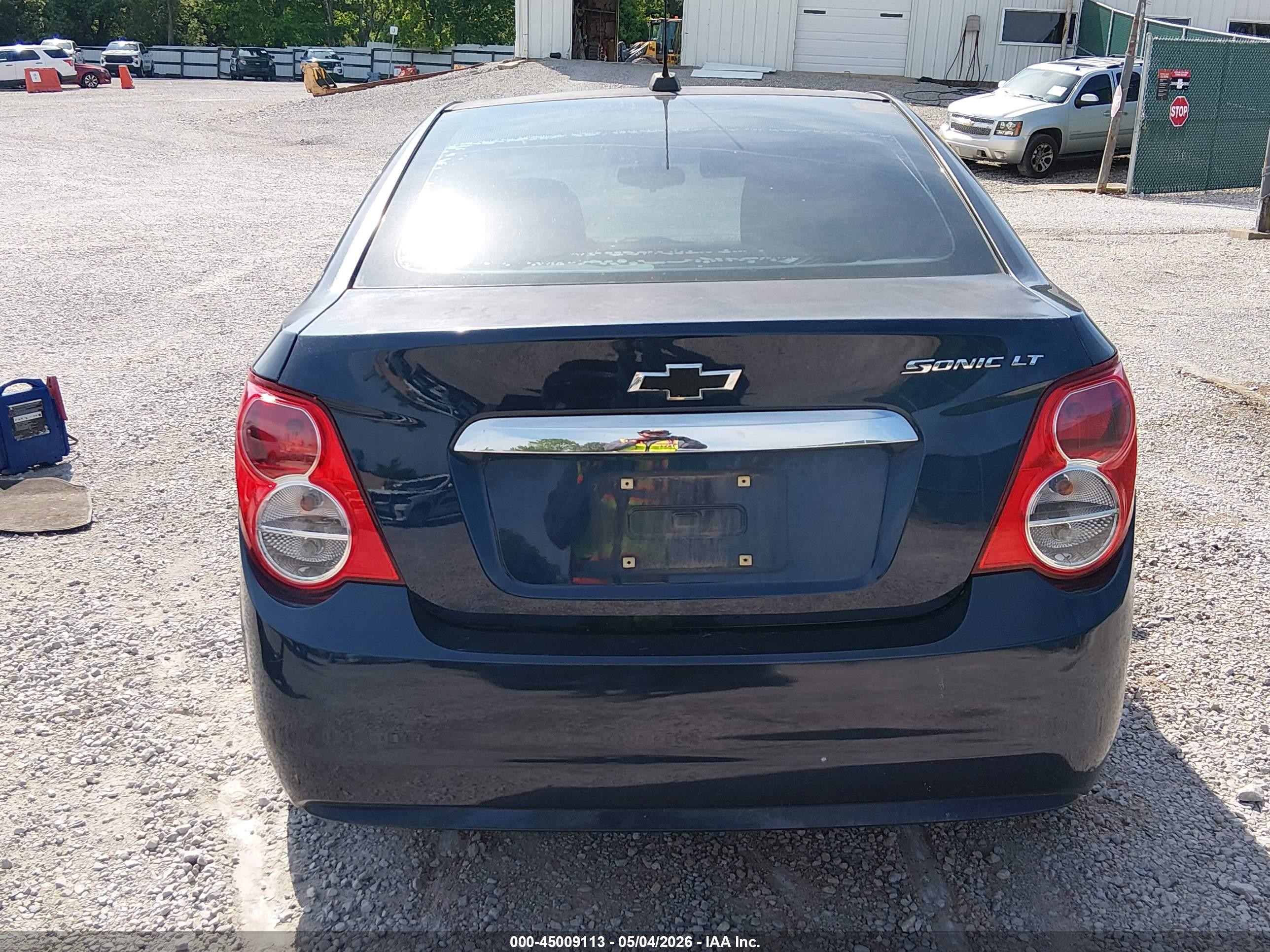 2015 Chevrolet Sonic Lt Auto Blue vin: 1G1JC5SH9F4170413