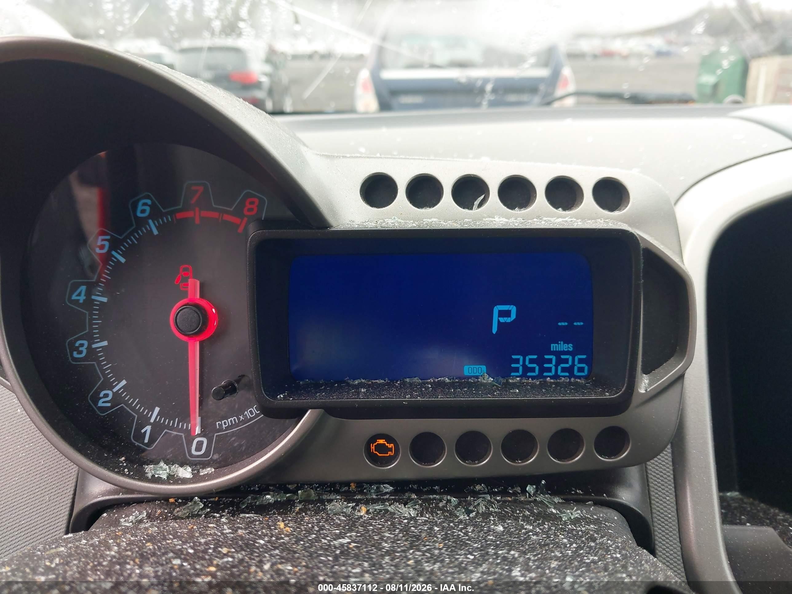 2015 Chevrolet Sonic Lt Auto Красный vin: 1G1JC5SH9F4173750
