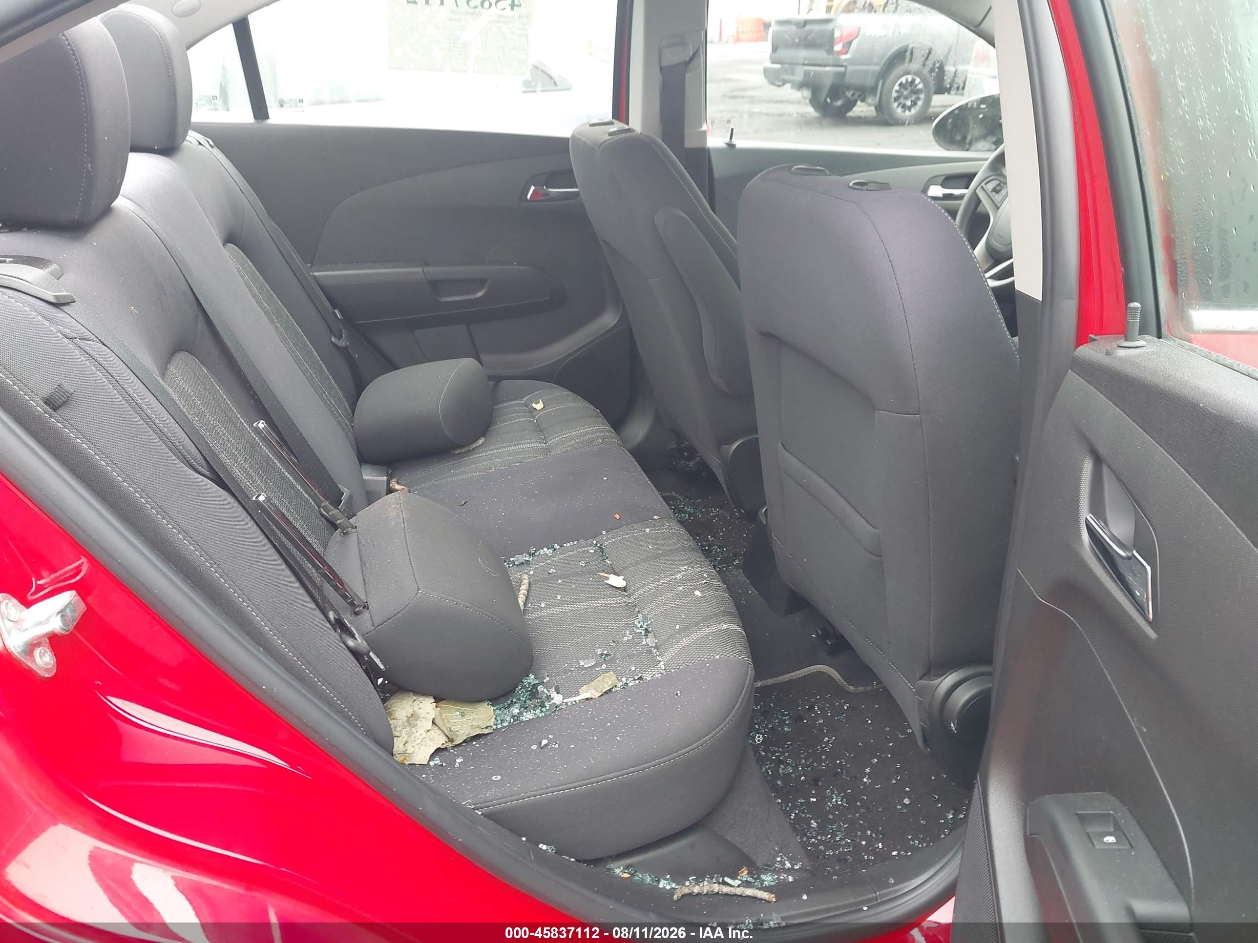 2015 Chevrolet Sonic Lt Auto Красный vin: 1G1JC5SH9F4173750