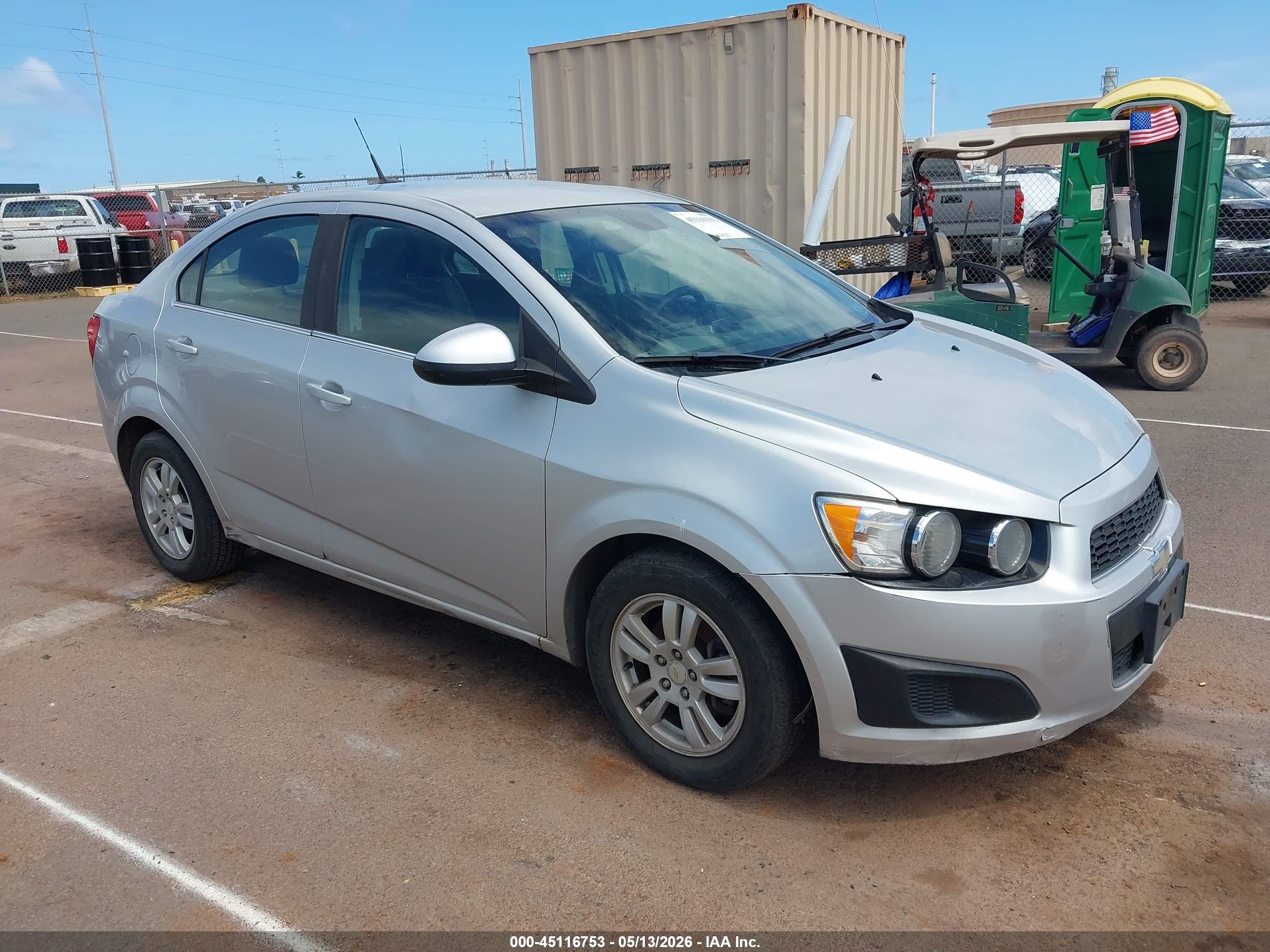 2012 Chevrolet Sonic 2lt Silver vin: 1G1JC5SHXC4107851