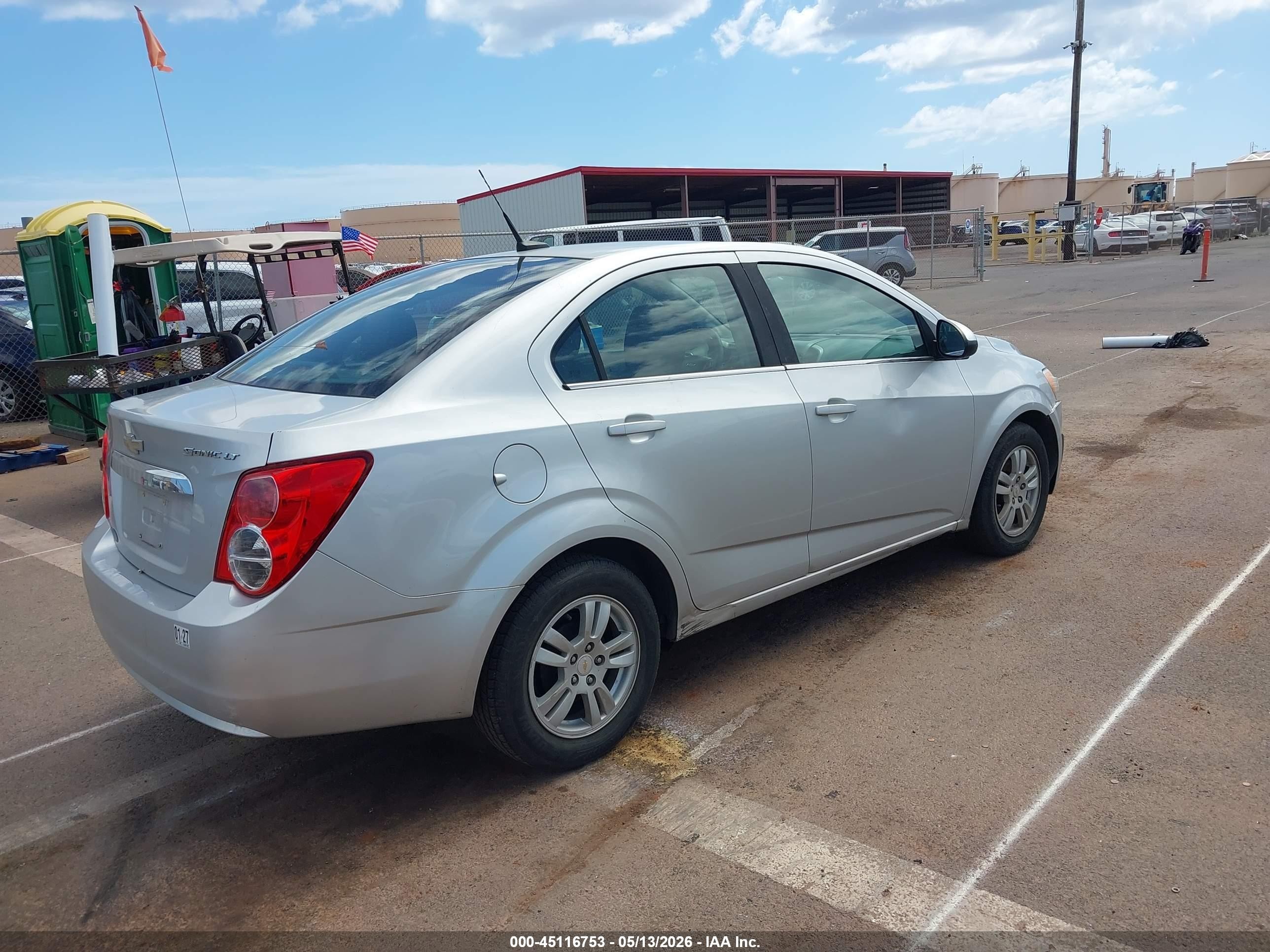 2012 Chevrolet Sonic 2lt Silver vin: 1G1JC5SHXC4107851