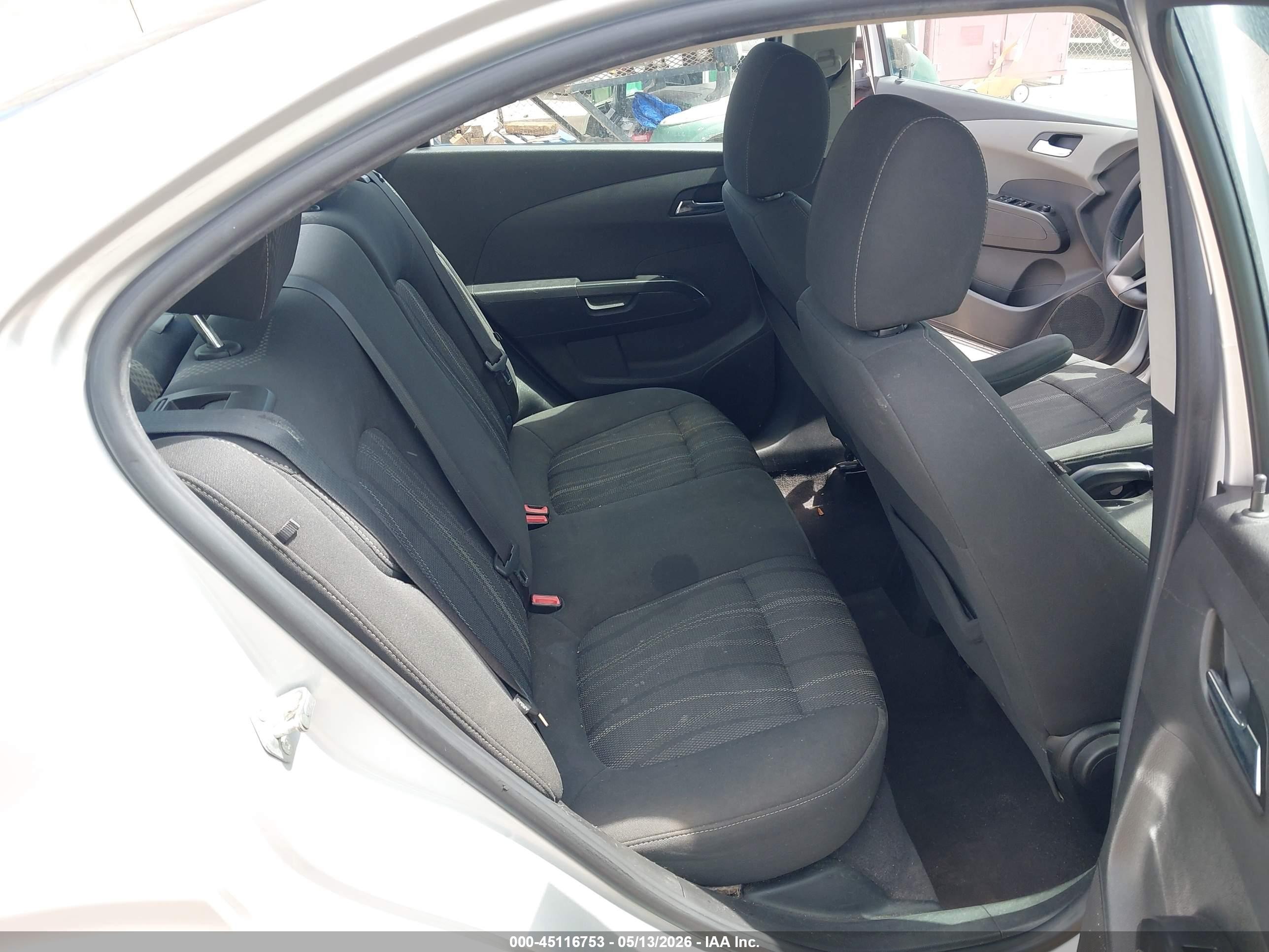 2012 Chevrolet Sonic 2lt Silver vin: 1G1JC5SHXC4107851