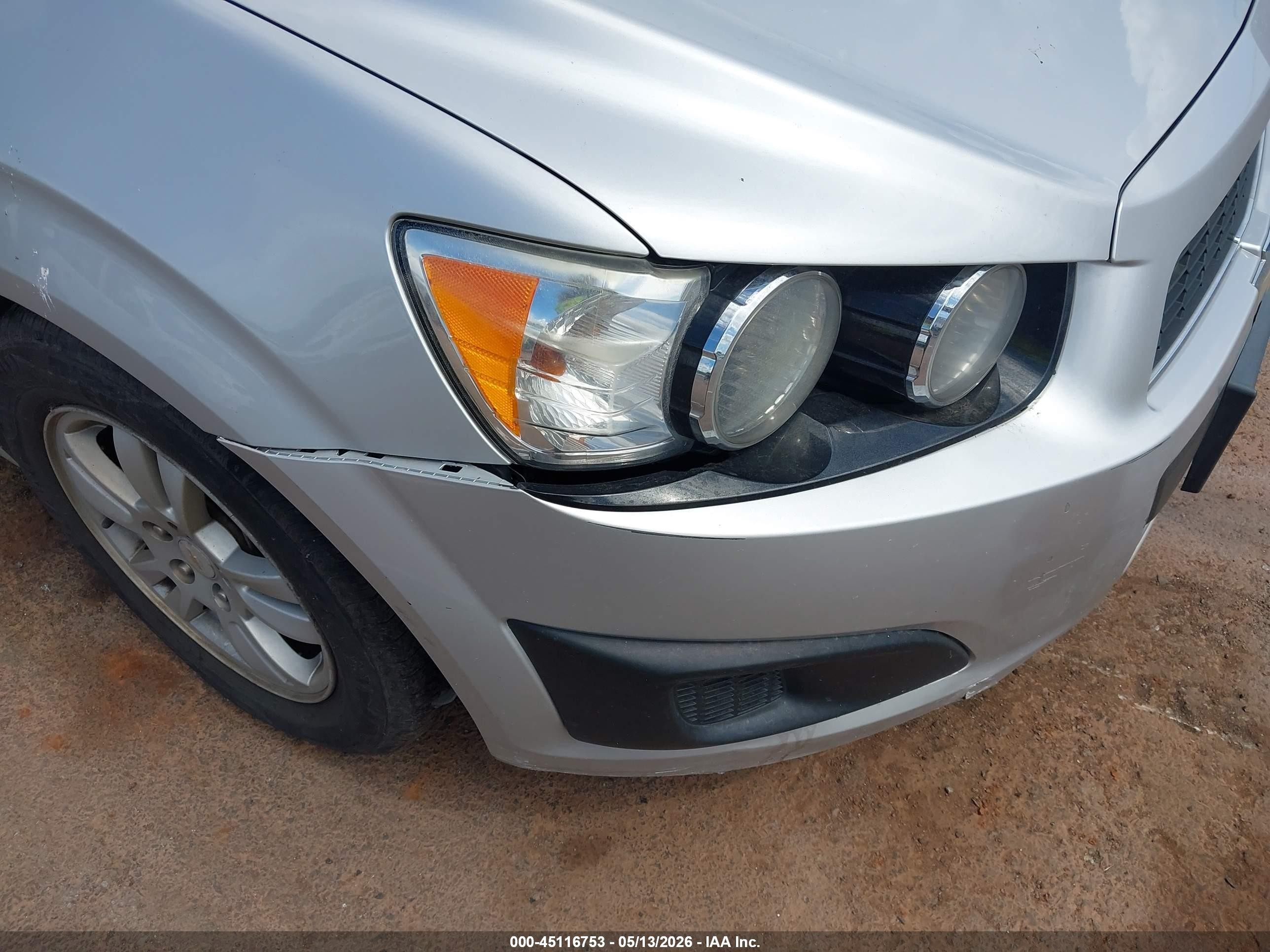 2012 Chevrolet Sonic 2lt Silver vin: 1G1JC5SHXC4107851
