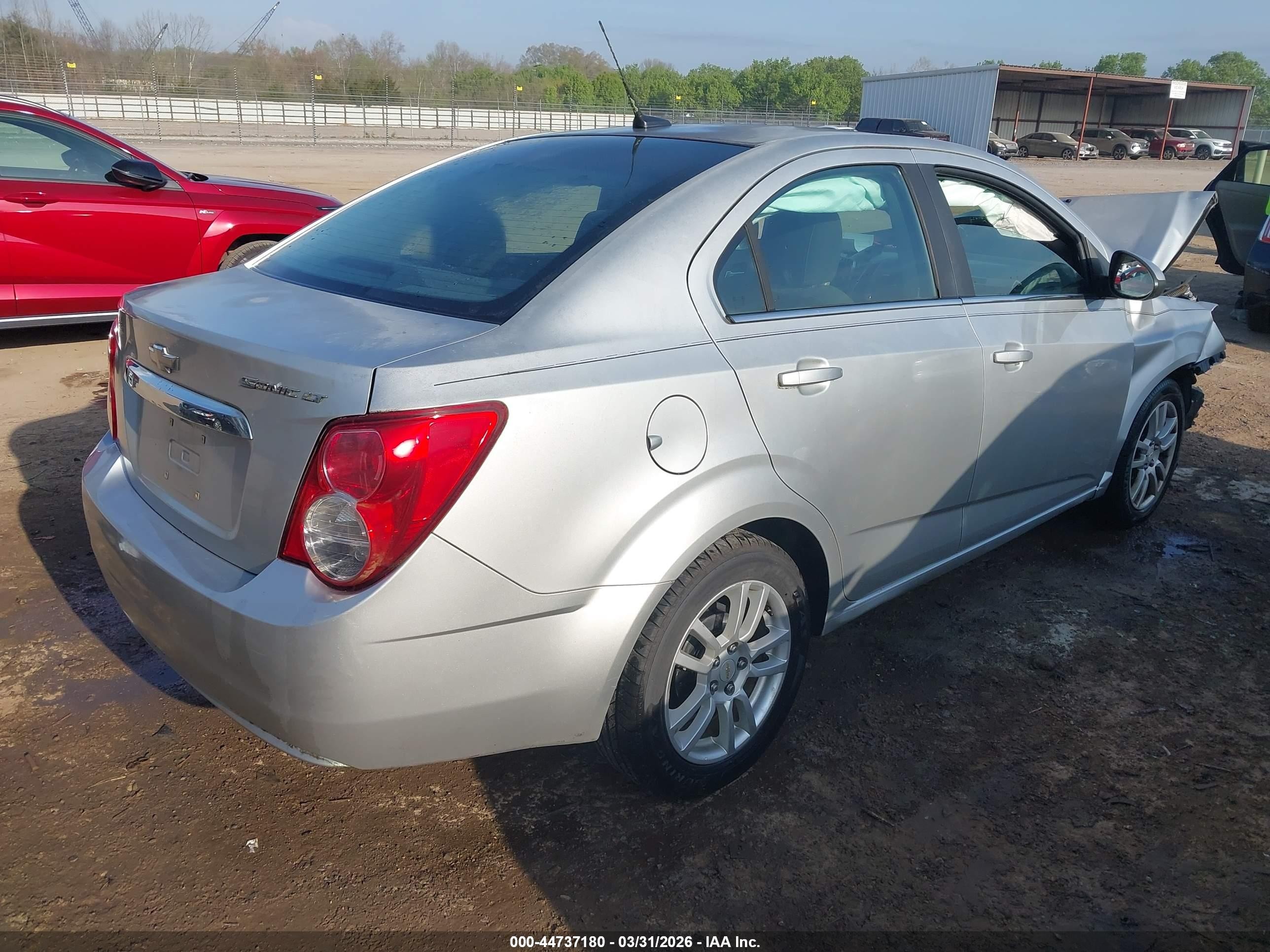 2012 Chevrolet Sonic 2lt Silver vin: 1G1JC5SHXC4127890