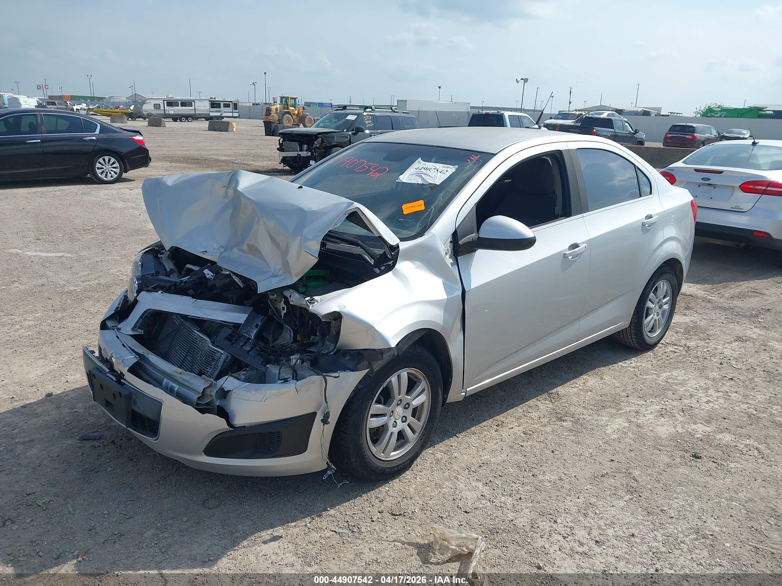 2012 Chevrolet Sonic 2lt Green vin: 1G1JC5SHXC4232333