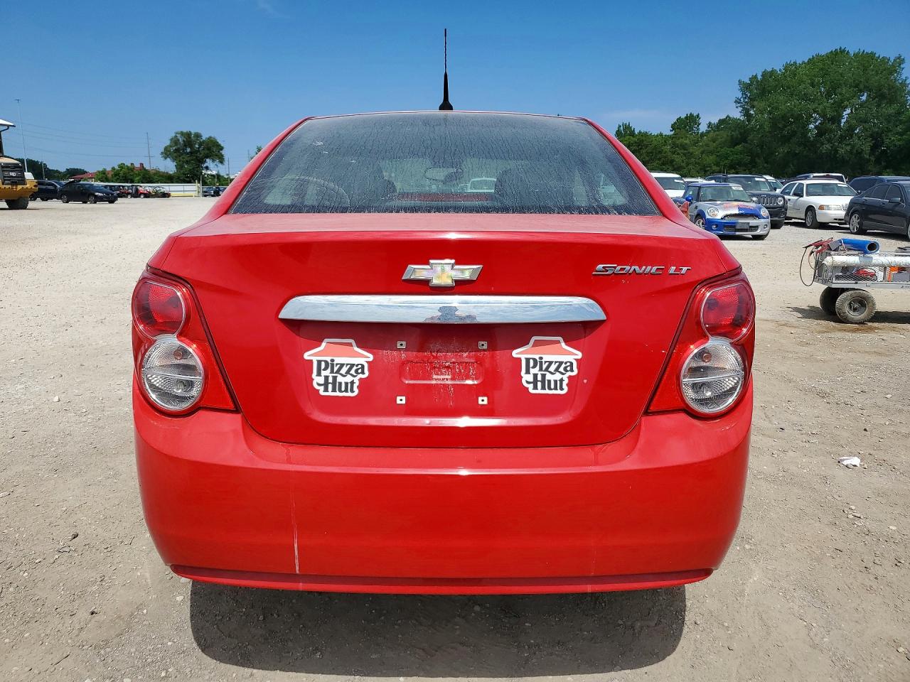 2013 Chevrolet Sonic Lt Red vin: 1G1JC5SHXD4112968