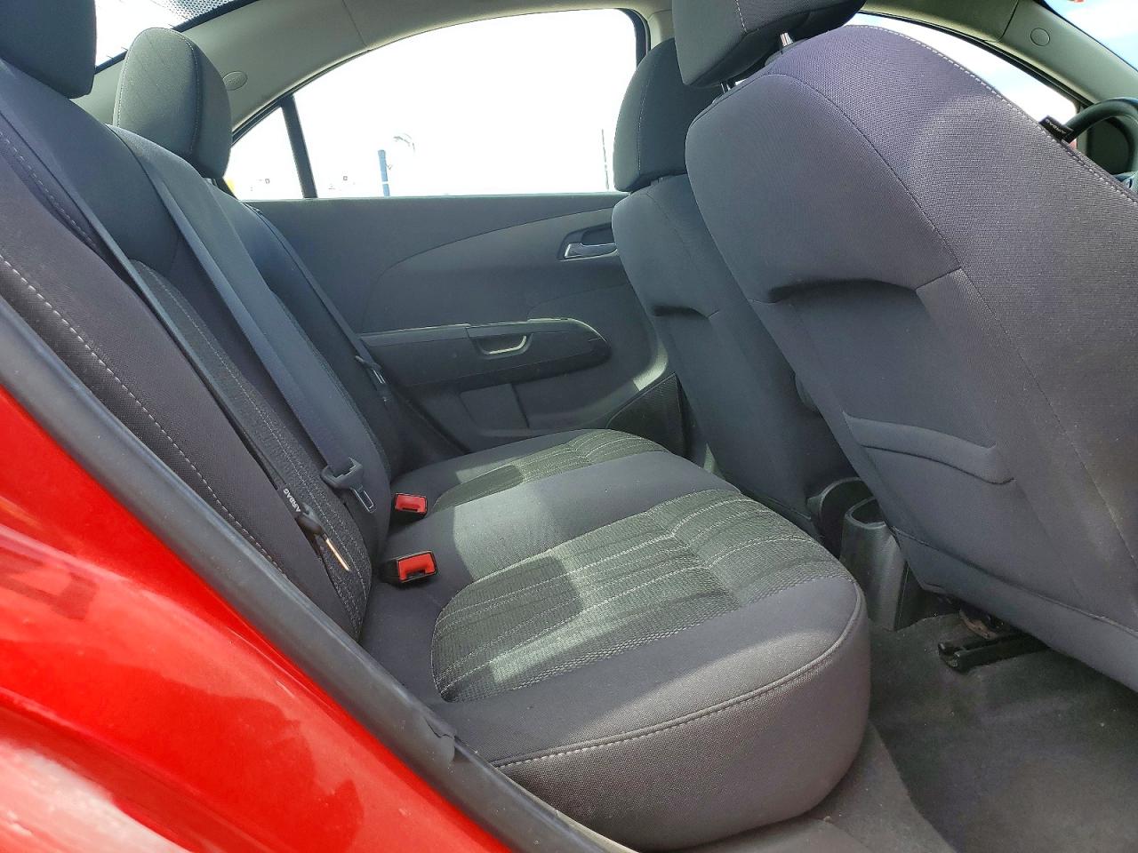 2013 Chevrolet Sonic Lt Red vin: 1G1JC5SHXD4112968