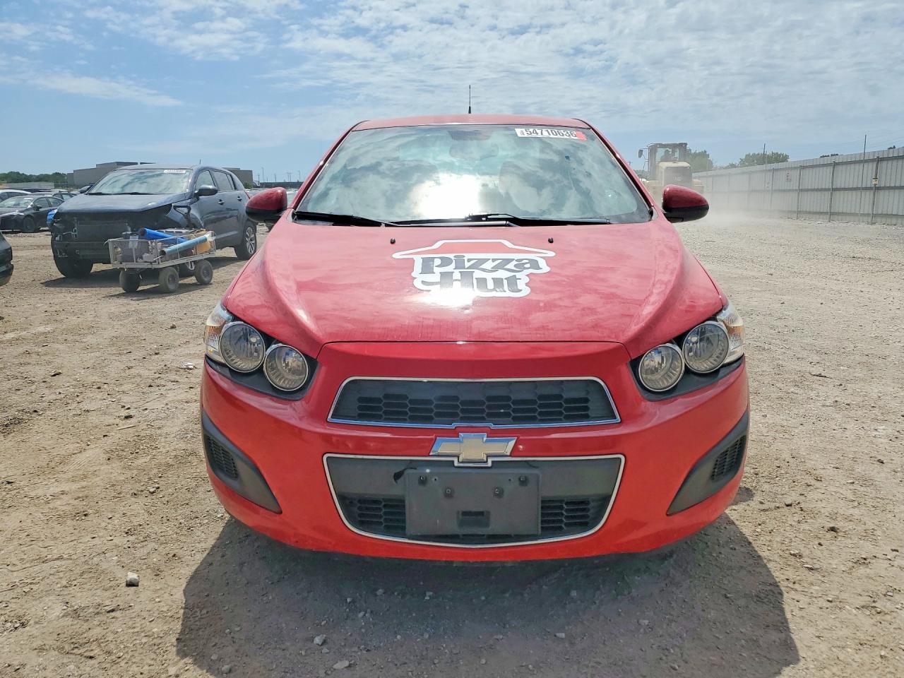 2013 Chevrolet Sonic Lt Red vin: 1G1JC5SHXD4112968