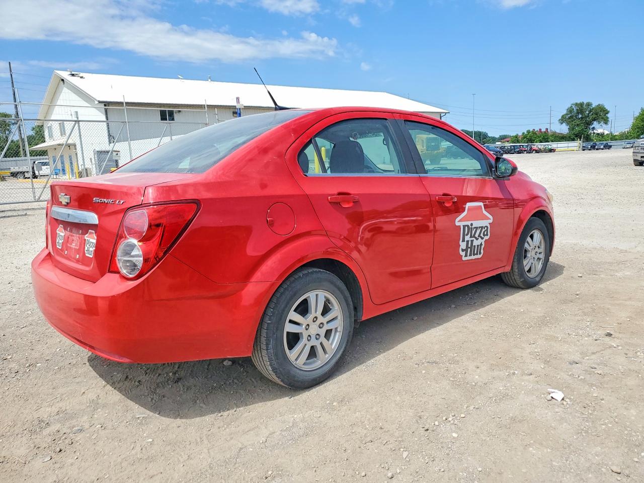2013 Chevrolet Sonic Lt Red vin: 1G1JC5SHXD4112968