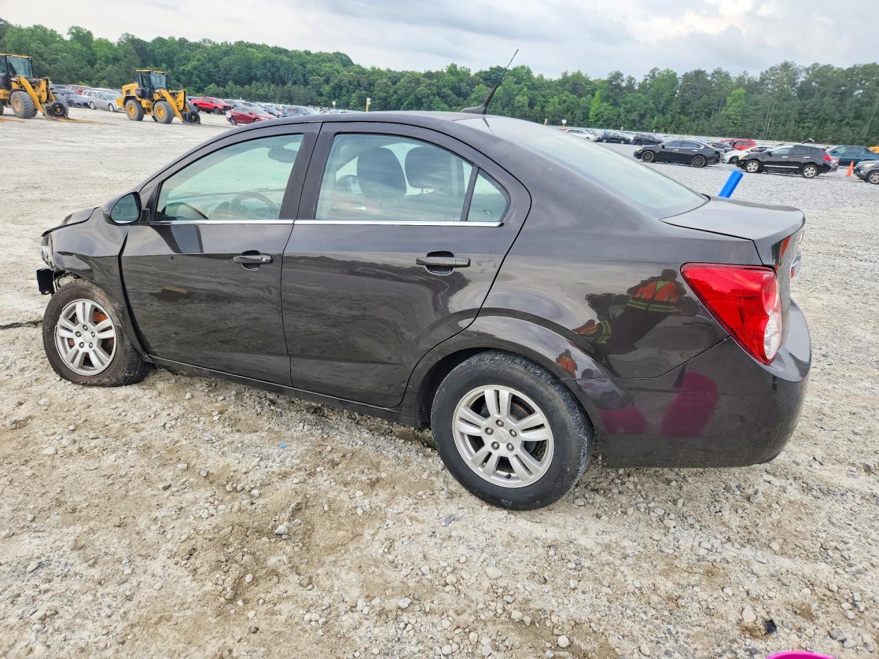 2013 Chevrolet Sonic Lt Brown vin: 1G1JC5SHXD4187444