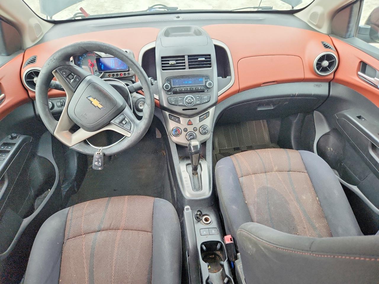 2013 Chevrolet Sonic Lt Brown vin: 1G1JC5SHXD4187444