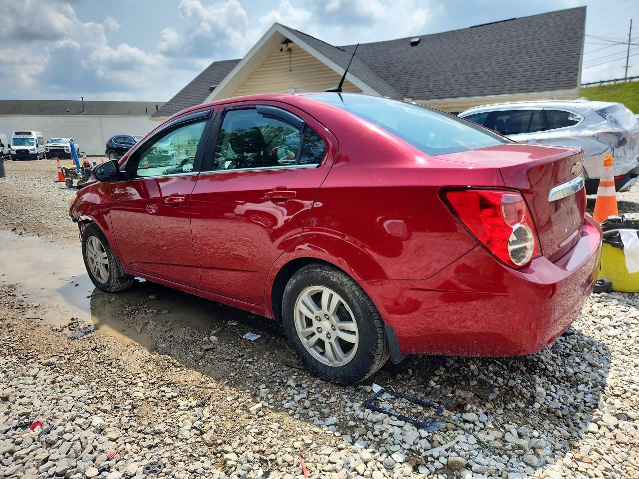 2013 Chevrolet Sonic Lt Red vin: 1G1JC5SHXD4249909