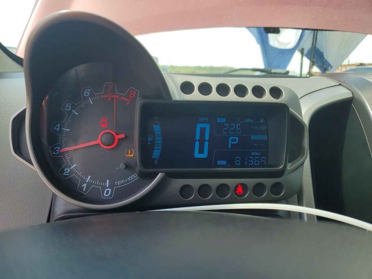 2014 Chevrolet Sonic Lt Красный vin: 1G1JC5SHXE4101793