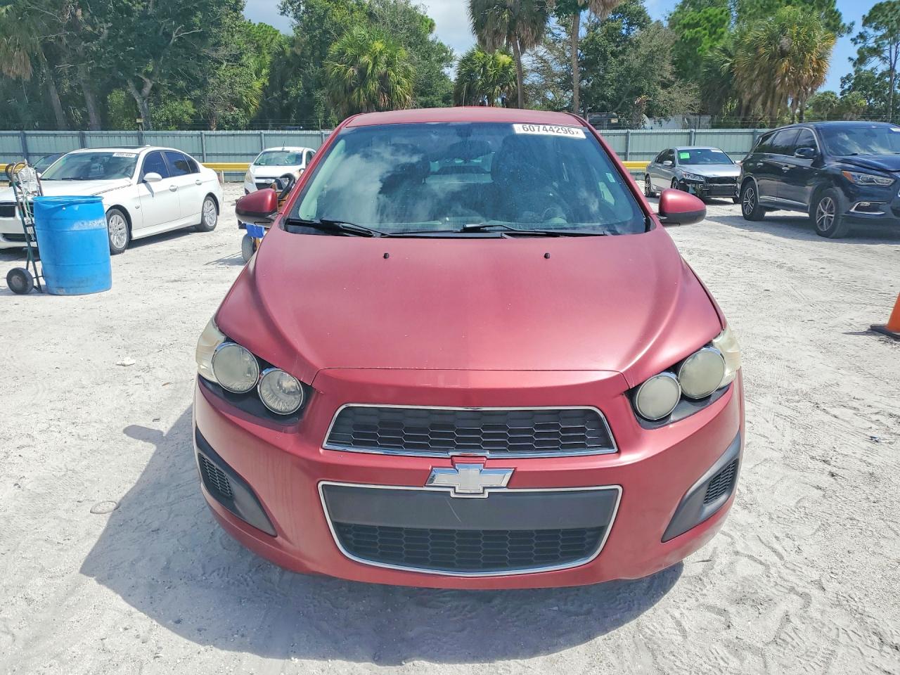 2014 Chevrolet Sonic Lt Красный vin: 1G1JC5SHXE4101793