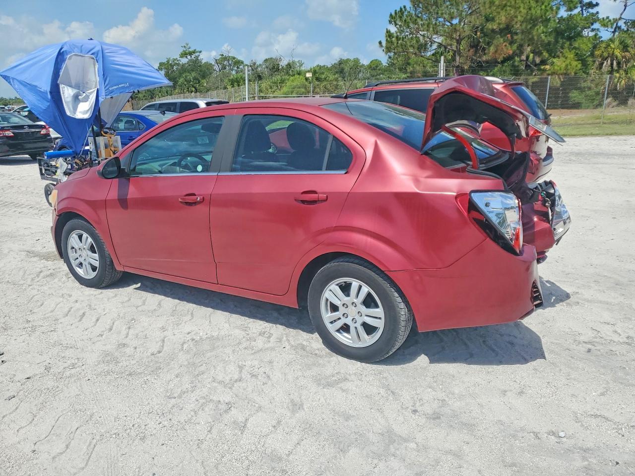 2014 Chevrolet Sonic Lt Красный vin: 1G1JC5SHXE4101793