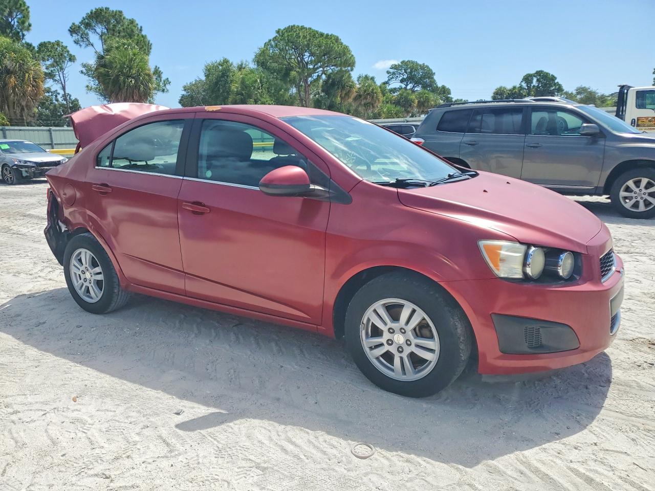 2014 Chevrolet Sonic Lt Красный vin: 1G1JC5SHXE4101793