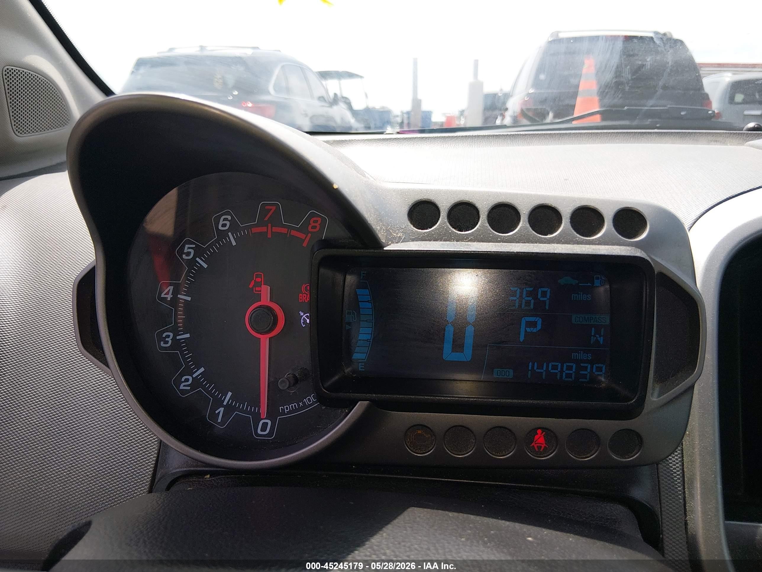 2014 Chevrolet Sonic Lt Auto Black vin: 1G1JC5SHXE4146037