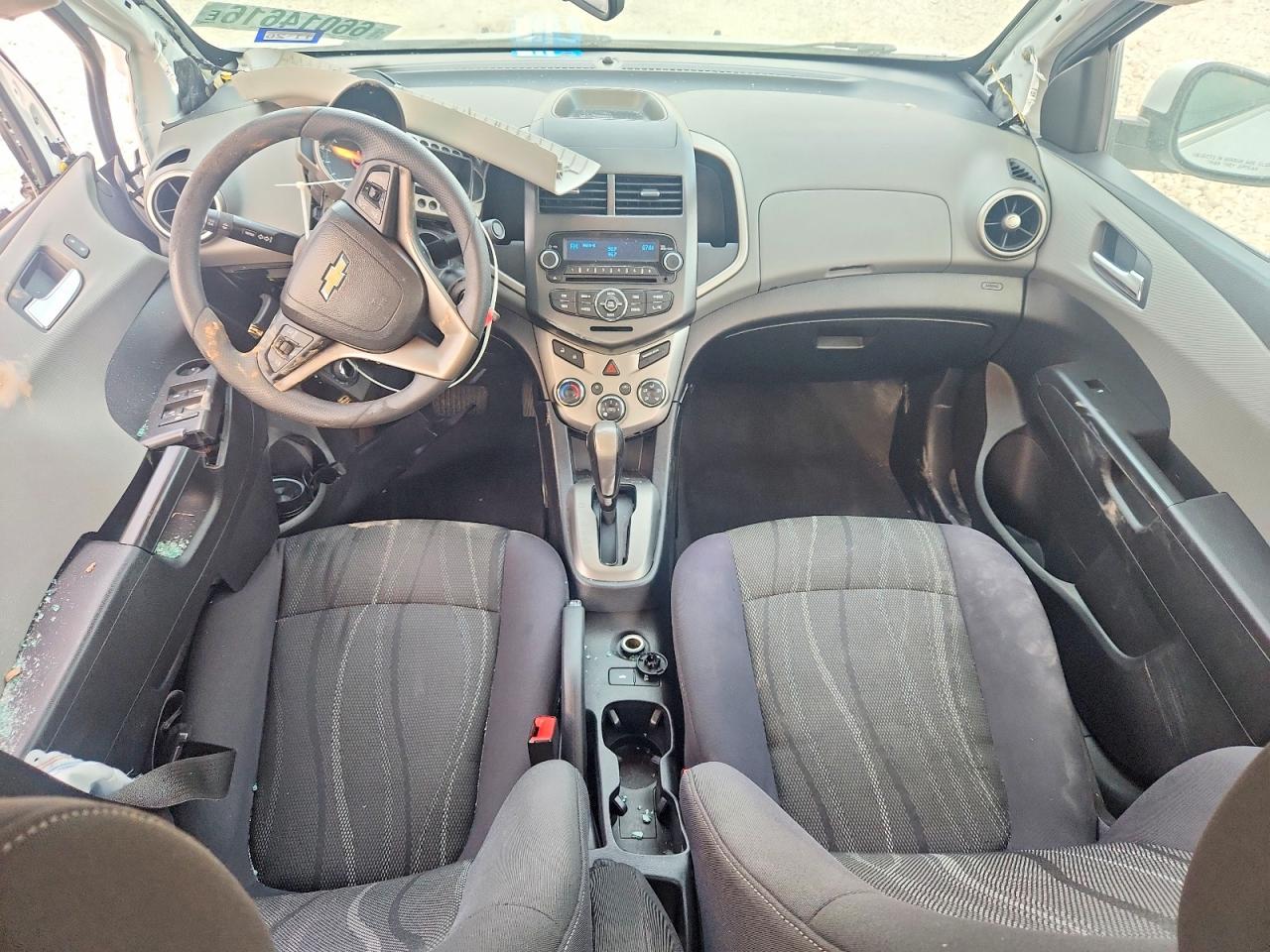 2014 Chevrolet Sonic Lt White vin: 1G1JC5SHXE4165963