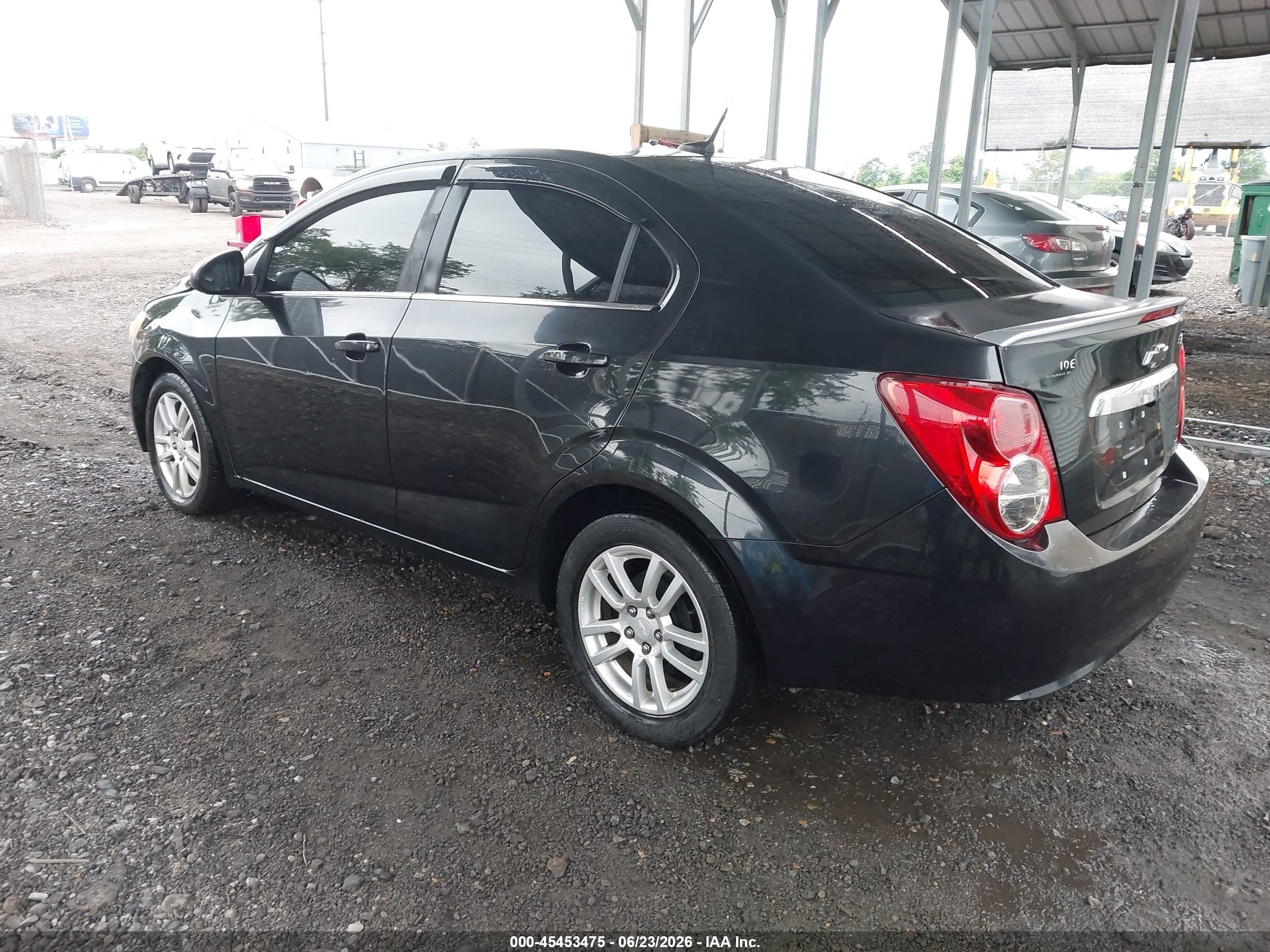 2014 Chevrolet Sonic Lt Auto Black vin: 1G1JC5SHXE4178745
