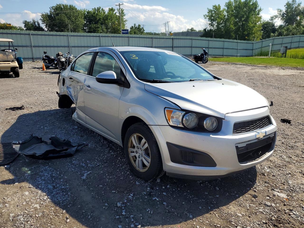 2014 Chevrolet Sonic Lt Silver vin: 1G1JC5SHXE4201683