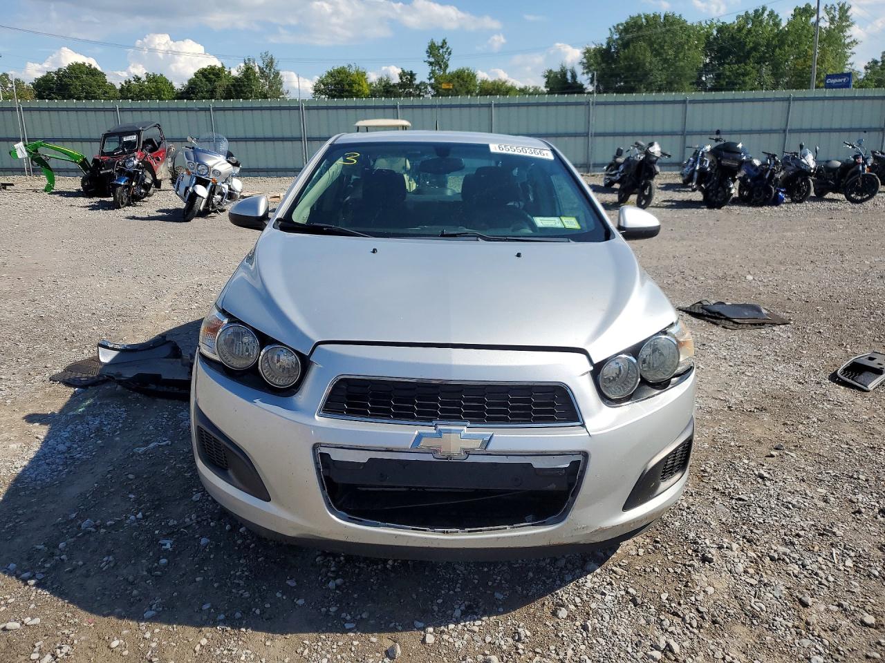 2014 Chevrolet Sonic Lt Silver vin: 1G1JC5SHXE4201683
