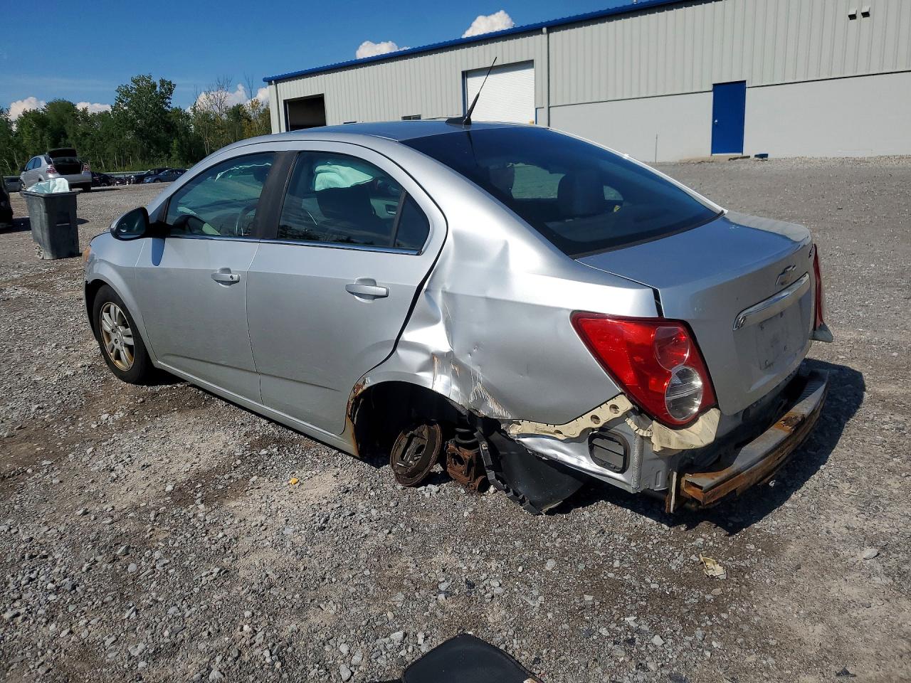 2014 Chevrolet Sonic Lt Silver vin: 1G1JC5SHXE4201683