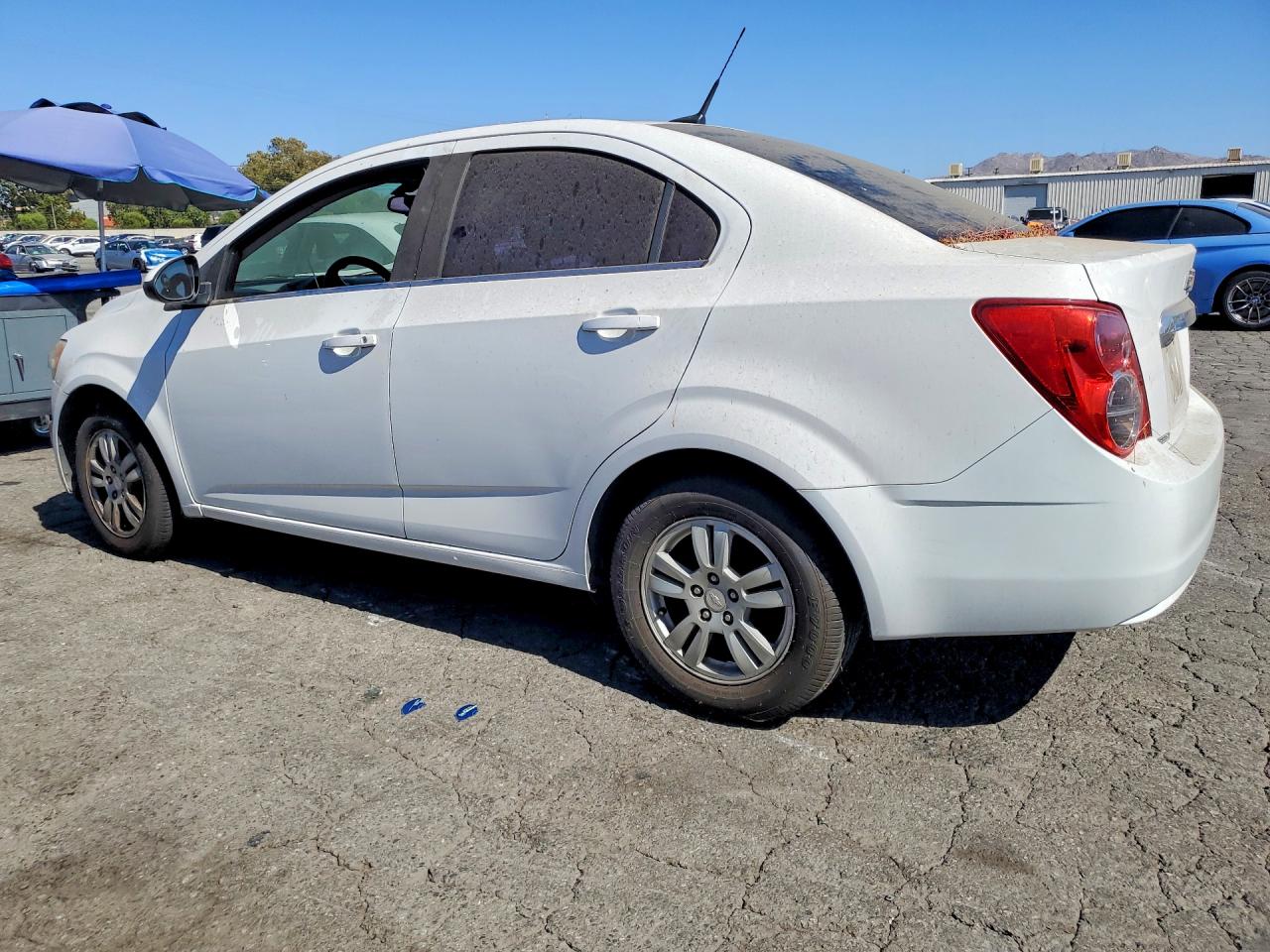 2014 Chevrolet Sonic Lt White vin: 1G1JC5SHXE4233453