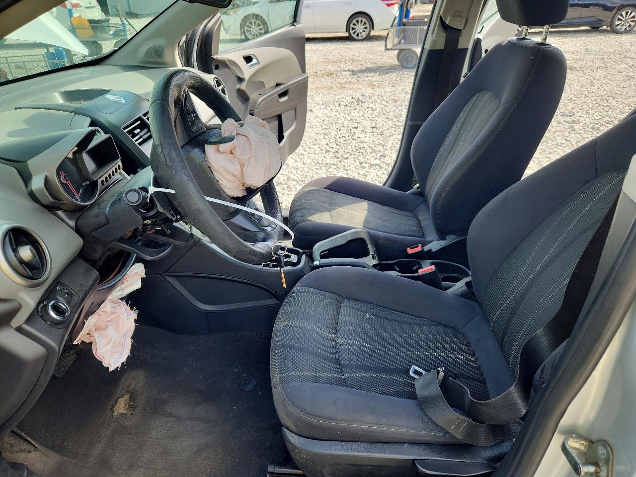 2014 Chevrolet Sonic Lt Silver vin: 1G1JC5SHXE4243190