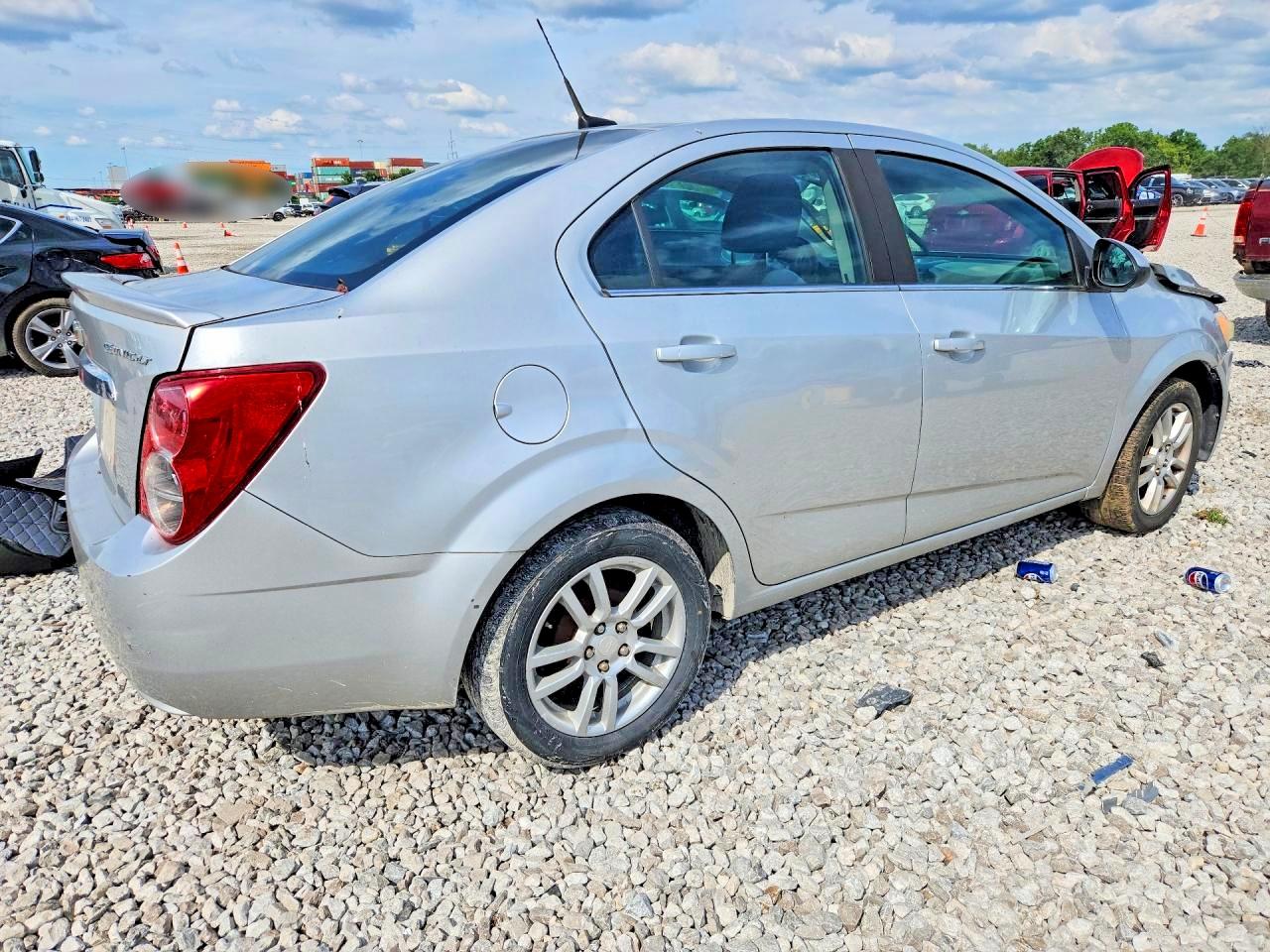 2014 Chevrolet Sonic Lt Silver vin: 1G1JC5SHXE4243190