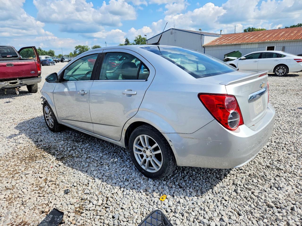 2014 Chevrolet Sonic Lt Silver vin: 1G1JC5SHXE4243190