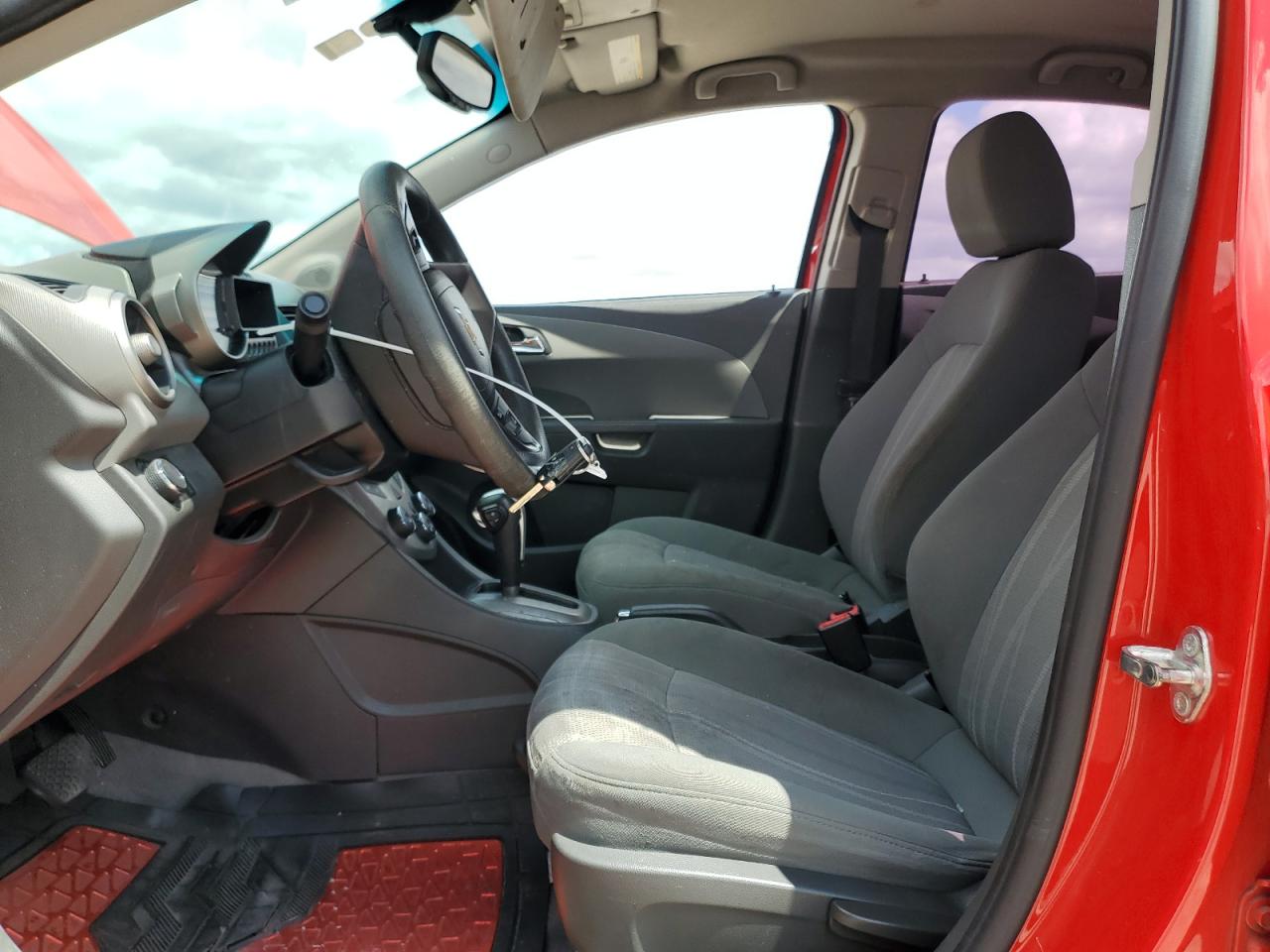 2015 Chevrolet Sonic Lt Red vin: 1G1JC5SHXF4136576