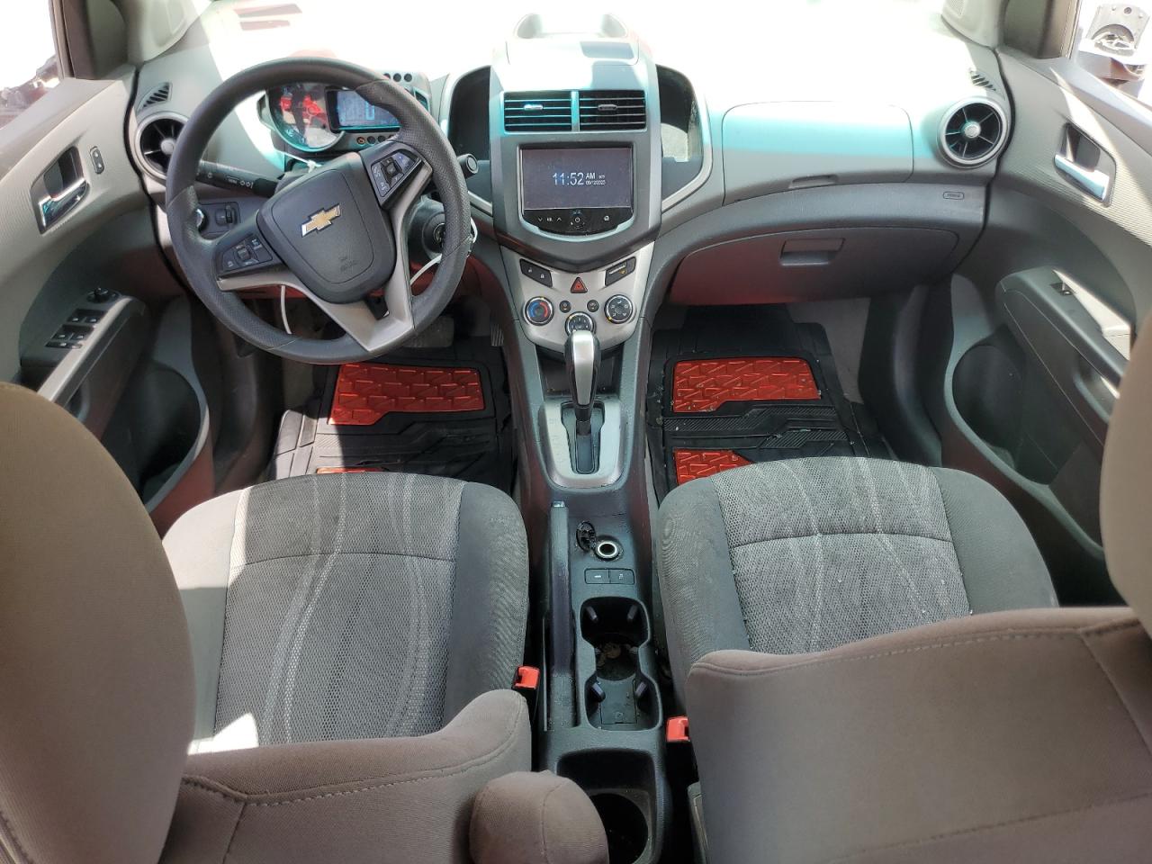2015 Chevrolet Sonic Lt Red vin: 1G1JC5SHXF4136576