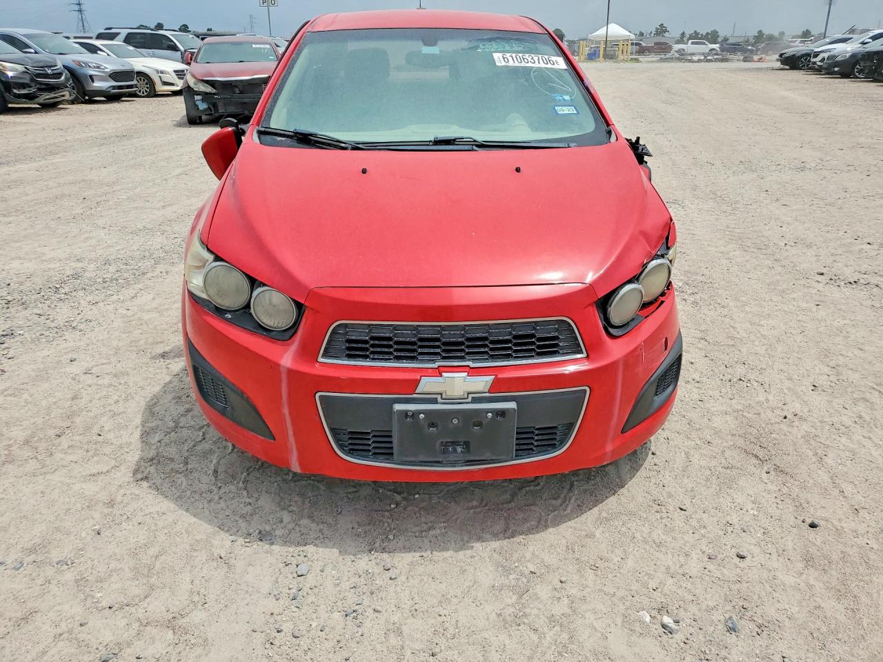 2015 Chevrolet Sonic Lt Red vin: 1G1JC5SHXF4136576